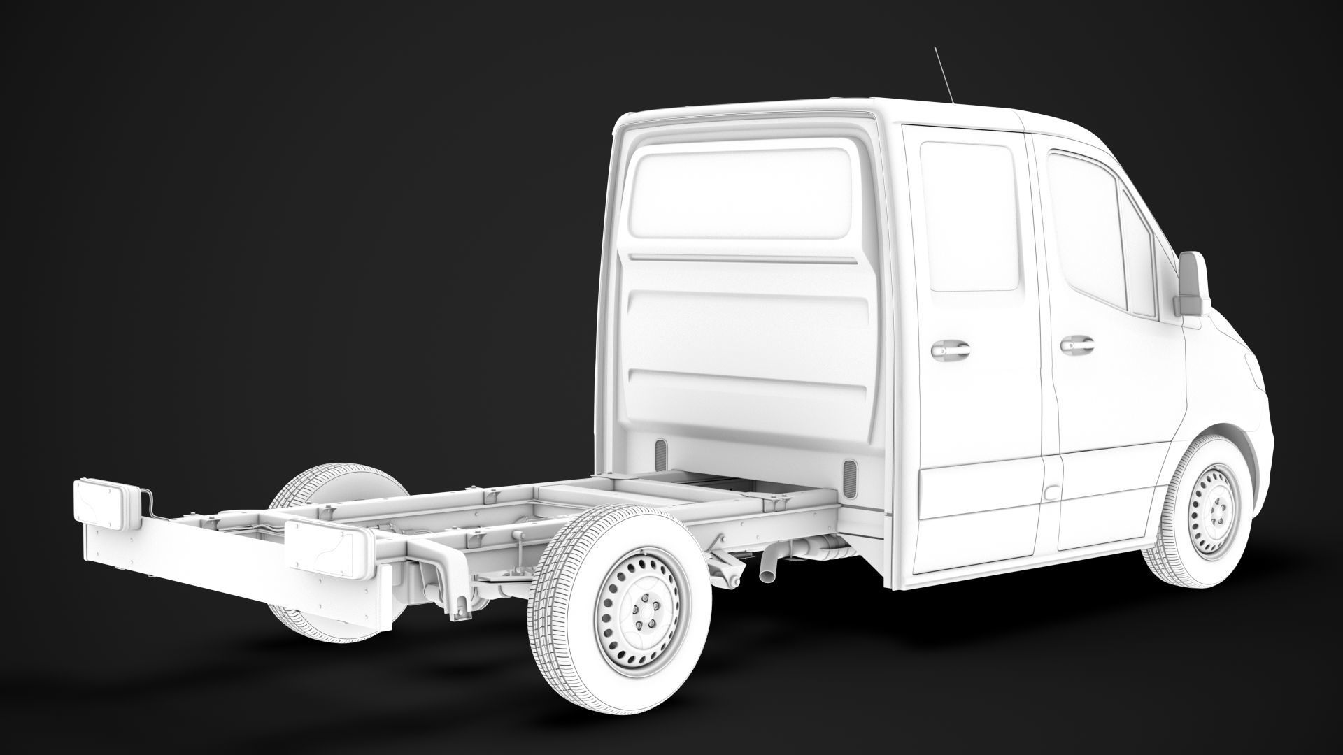 RAM Sprinter Chassis Crew Cab L2 RWD 2020 3D model_14