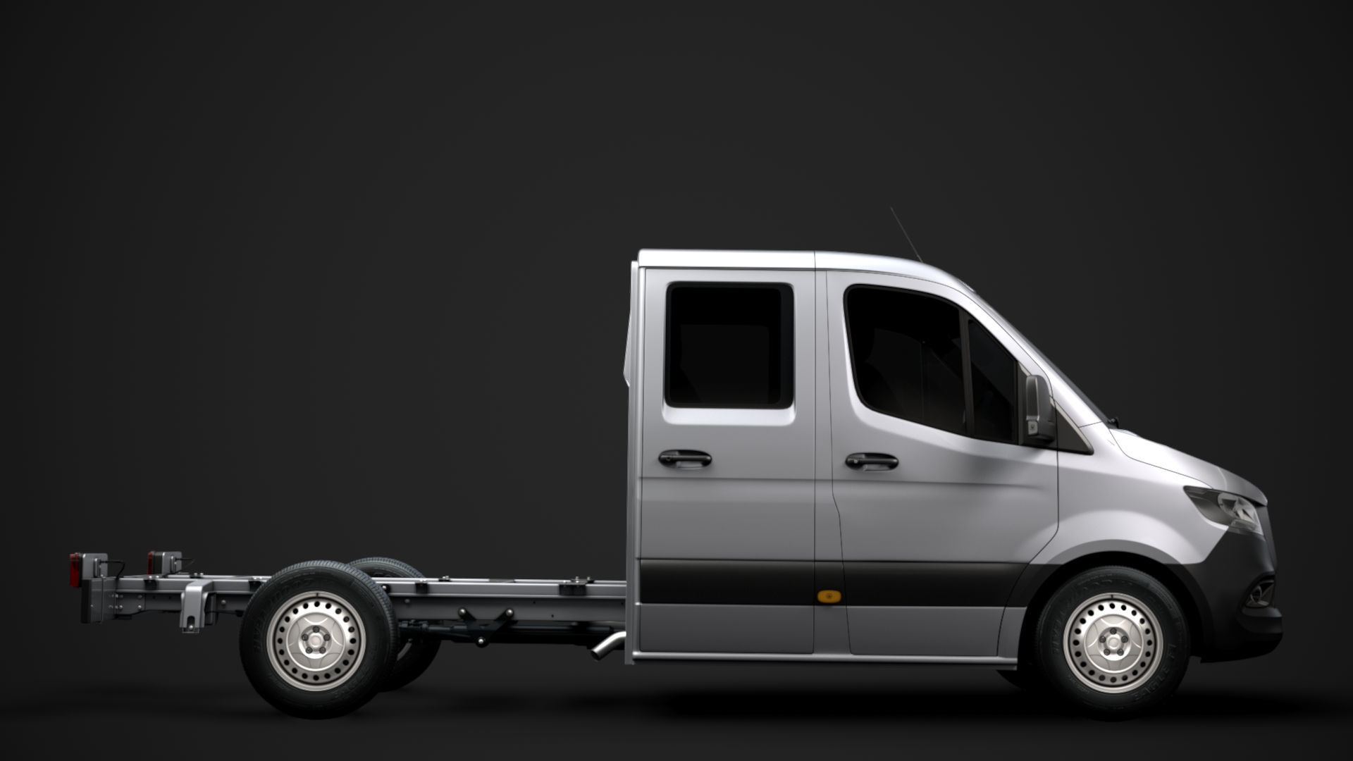 RAM Sprinter Chassis Crew Cab L2 RWD 2020 3D model_1