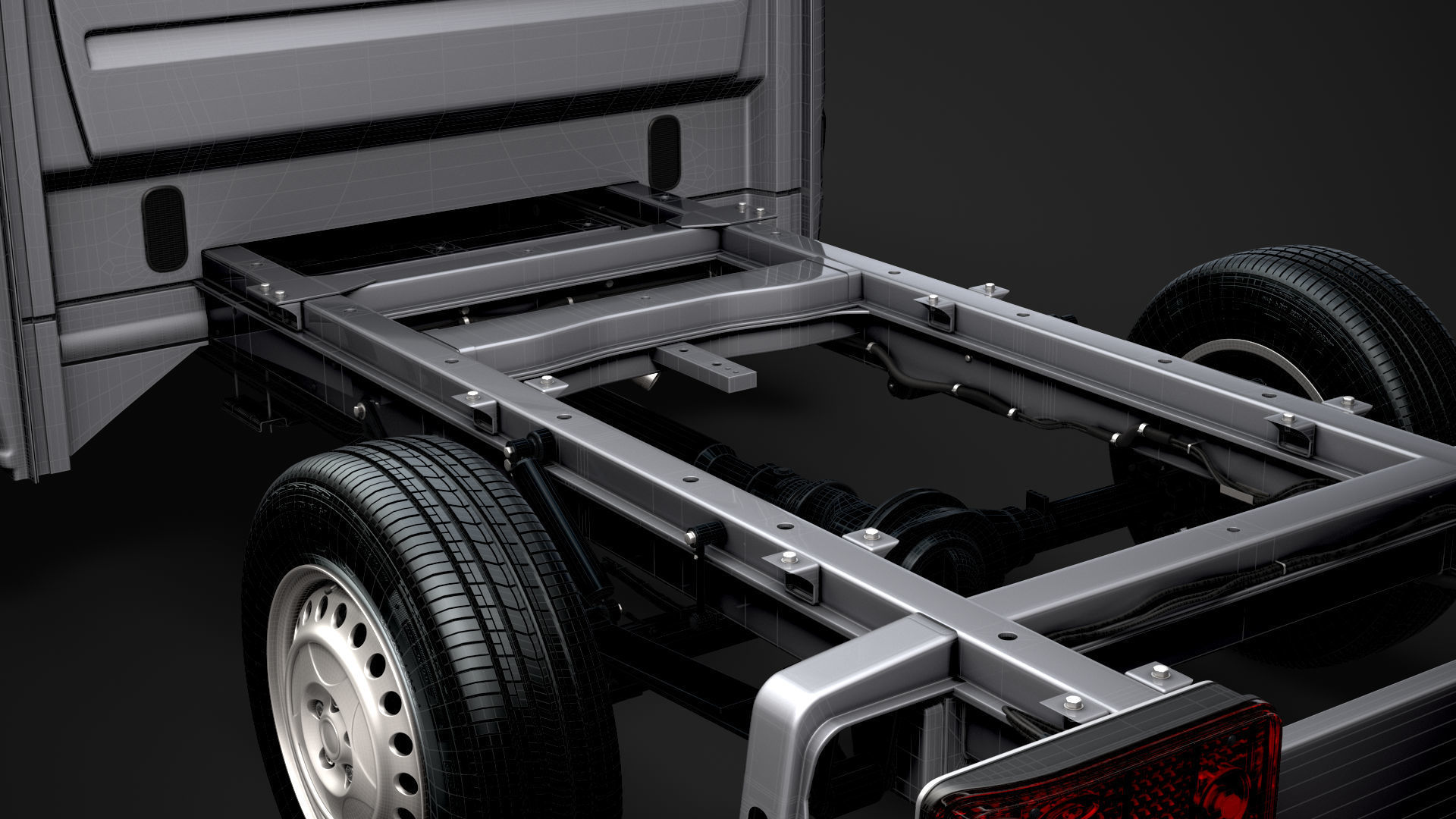 RAM Sprinter Chassis Crew Cab L2 RWD 2020 3D model_24