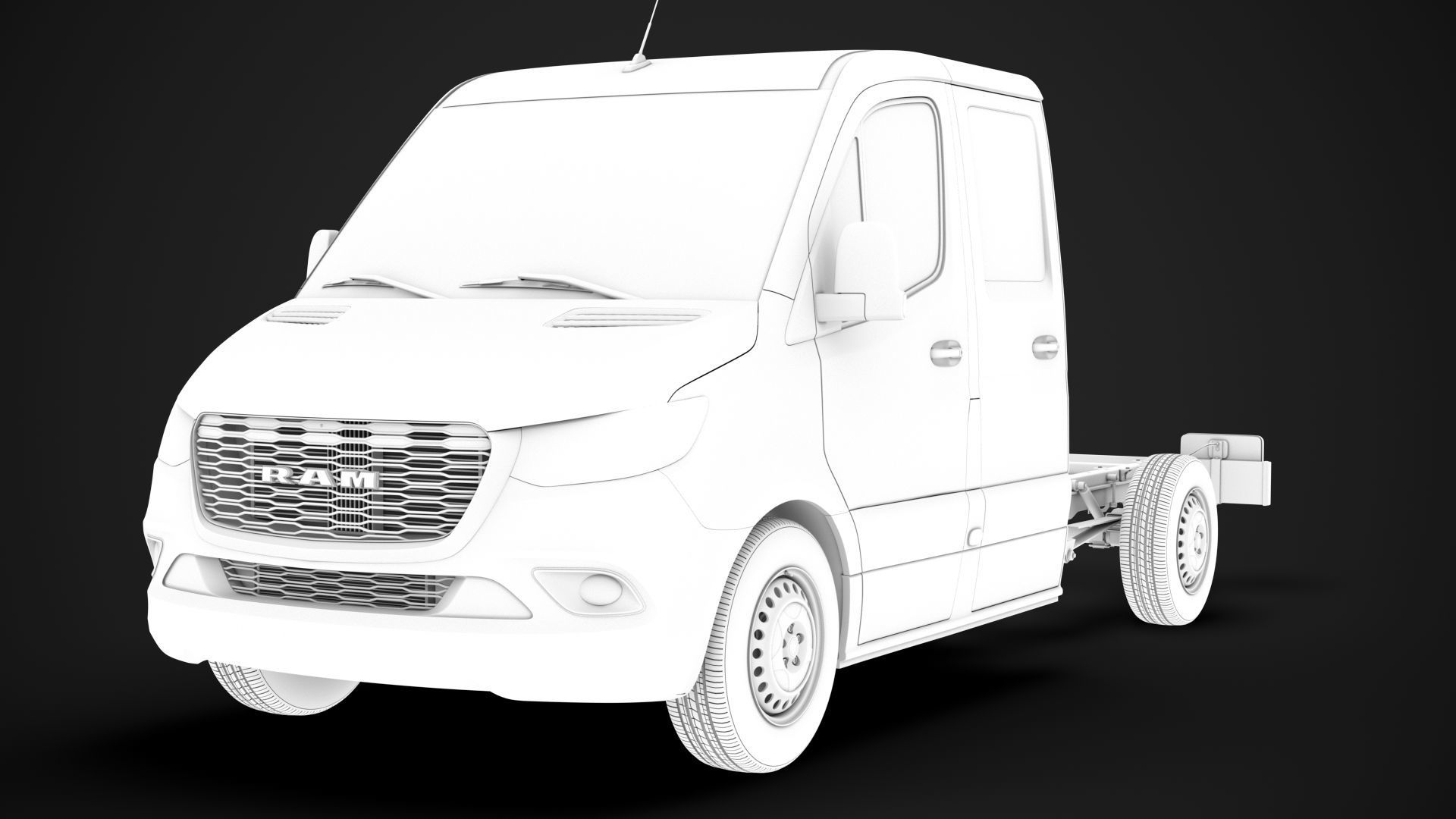 RAM Sprinter Chassis Crew Cab L2 RWD 2020 3D model_18