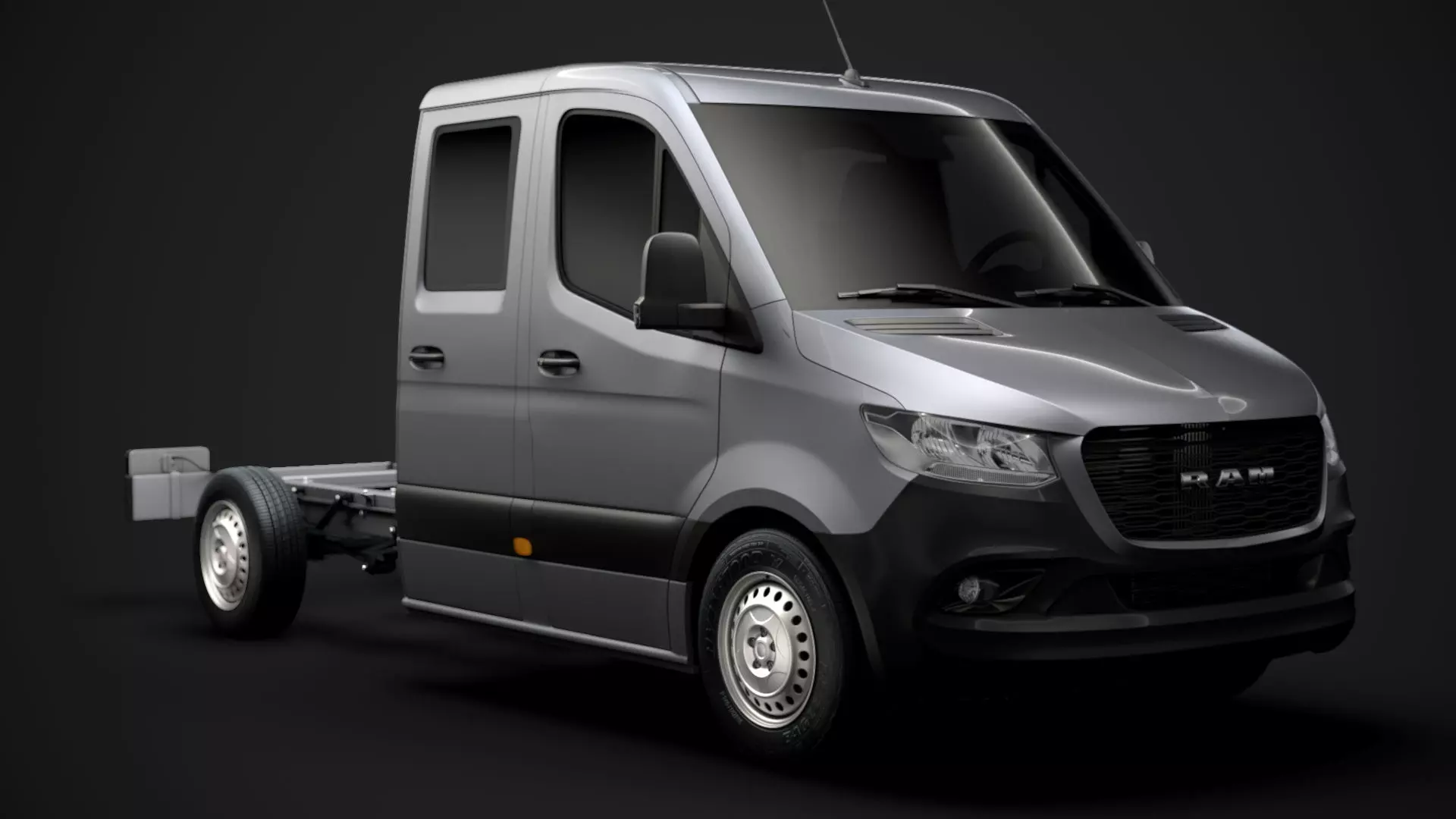 RAM Sprinter Chassis Crew Cab L2 RWD 2020 3D model_0
