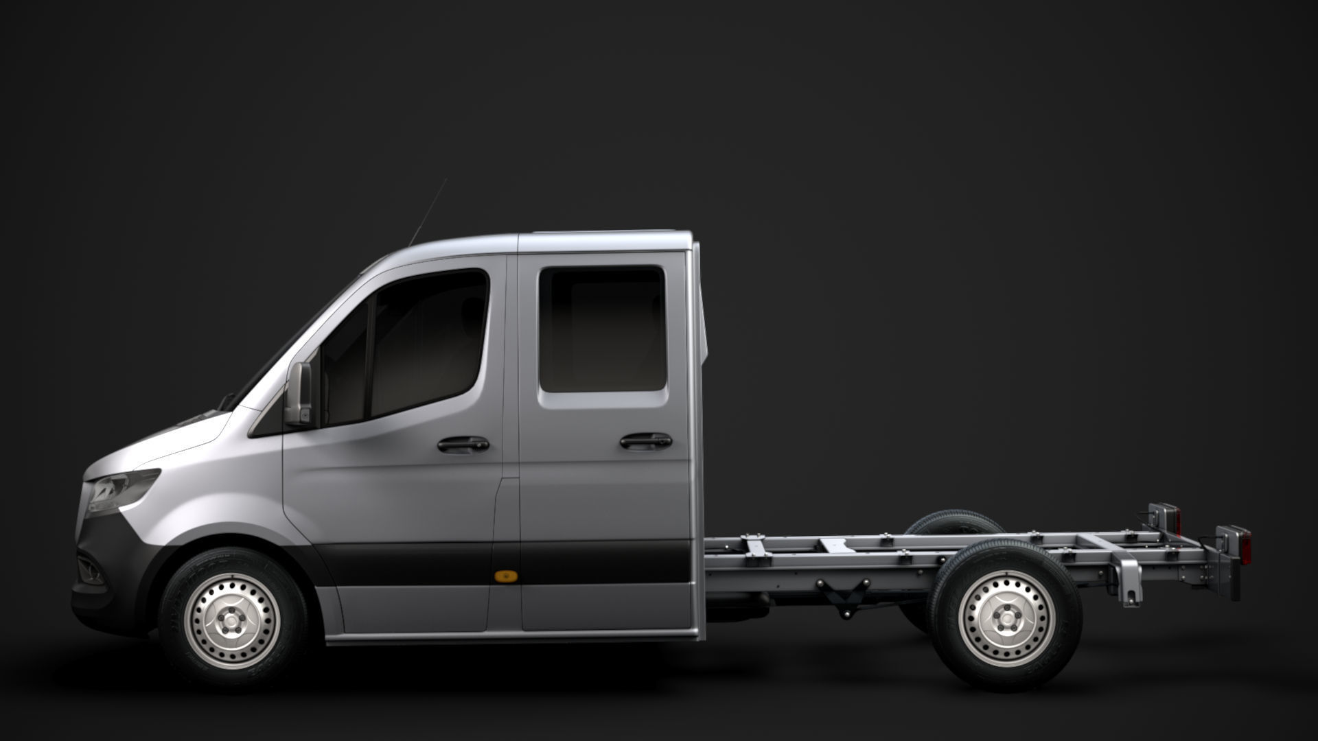 RAM Sprinter Chassis Crew Cab L2 RWD 2020 3D model_5