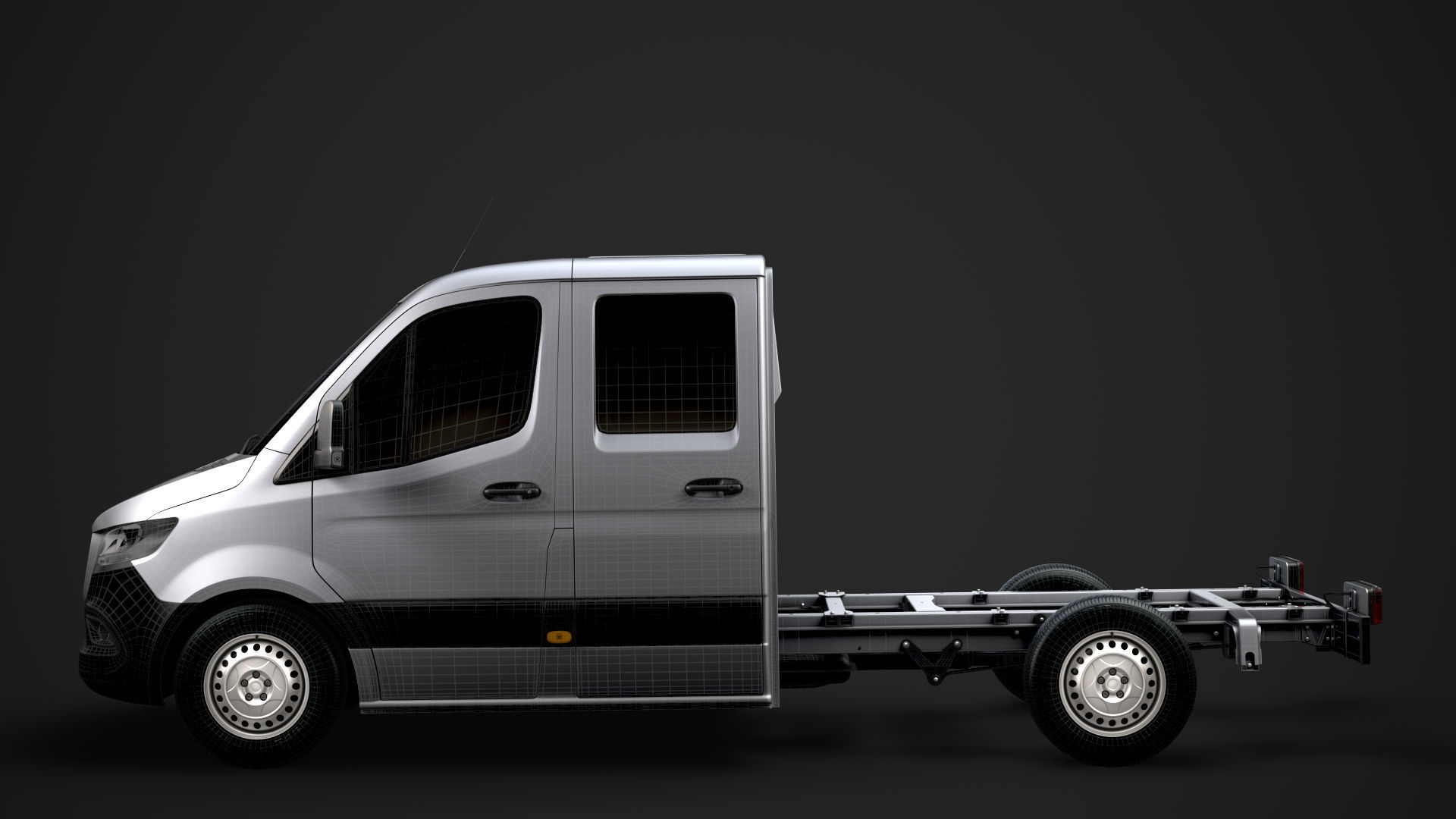 RAM Sprinter Chassis Crew Cab L2 RWD 2020 3D model_26