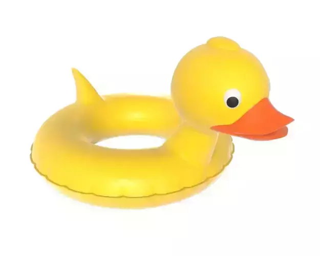 Swimming ring duck 3D model