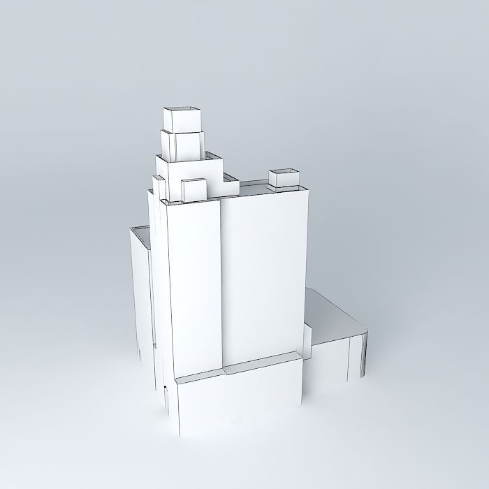 Pigott Building Free 3D model_4