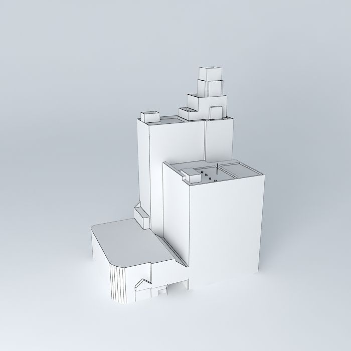 Pigott Building Free 3D model_3