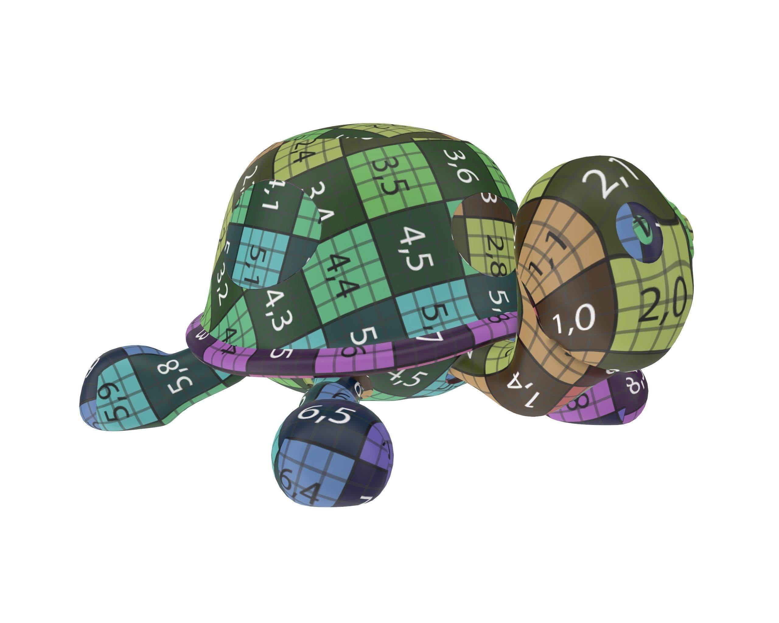 Turtle toy 3D model_9