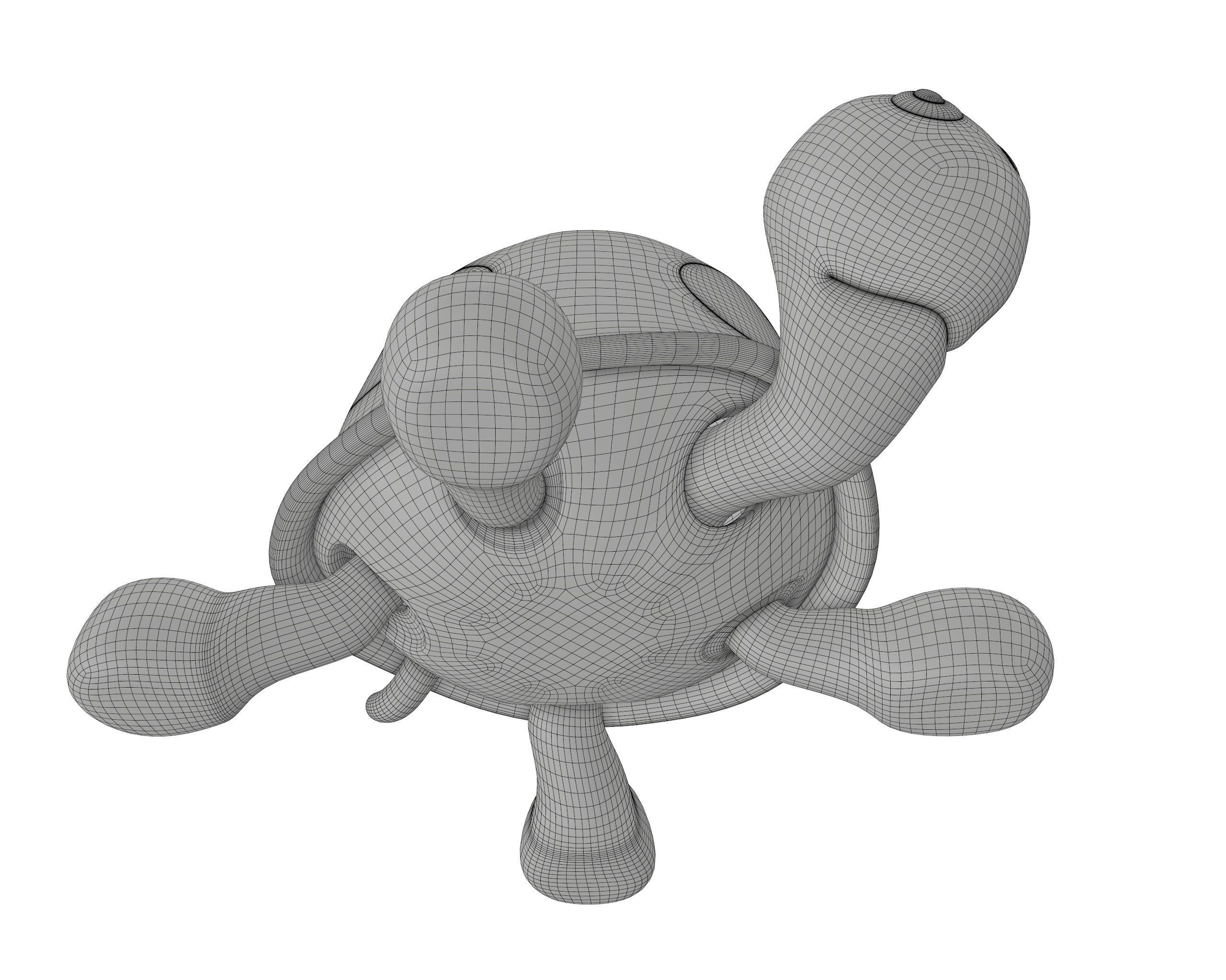 Turtle toy 3D model_8