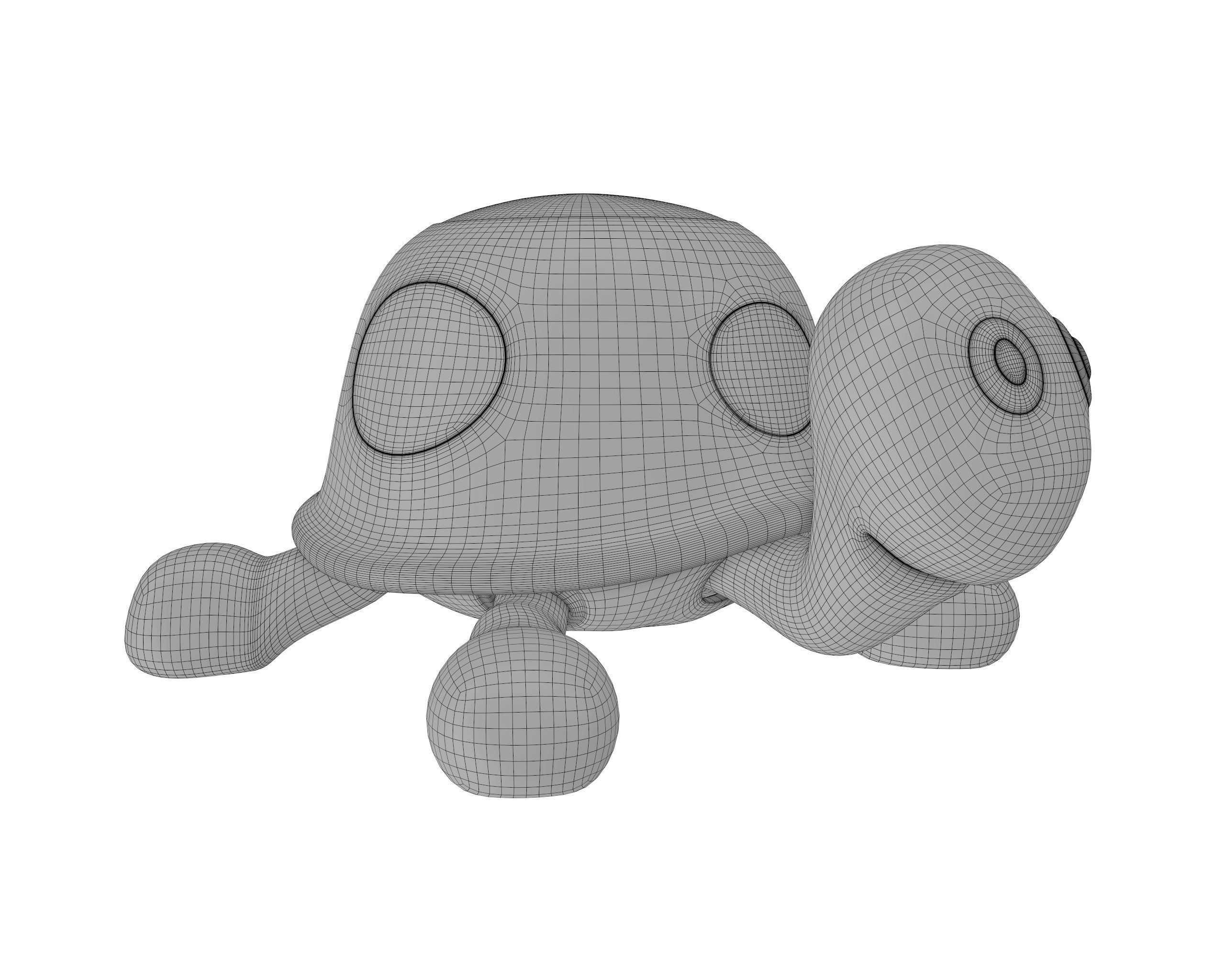 Turtle toy 3D model_5