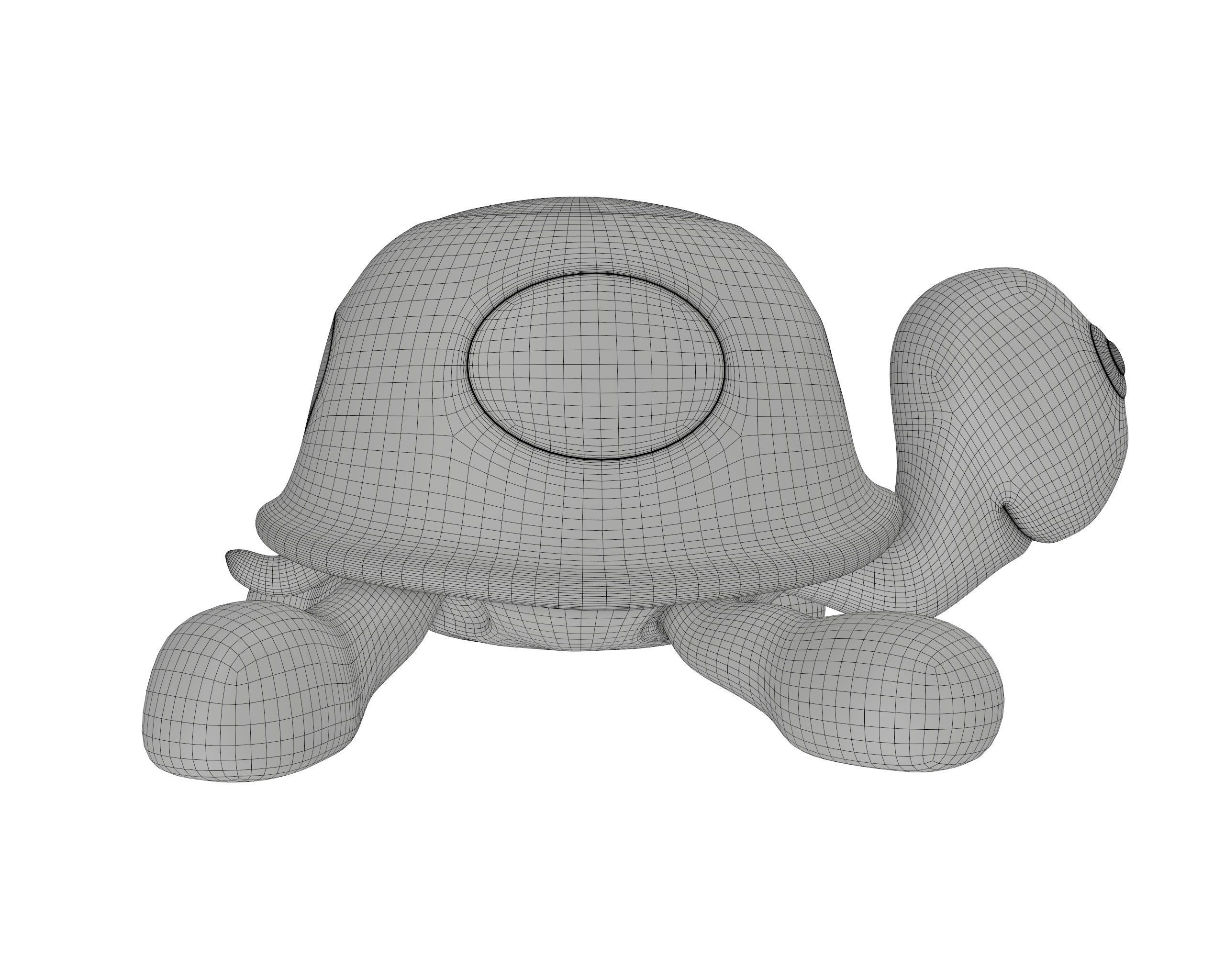 Turtle toy 3D model_7