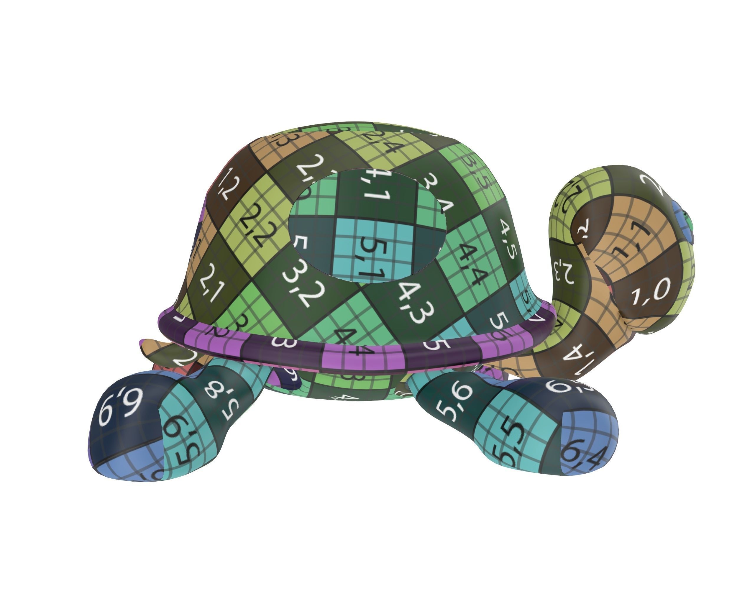 Turtle toy 3D model_11