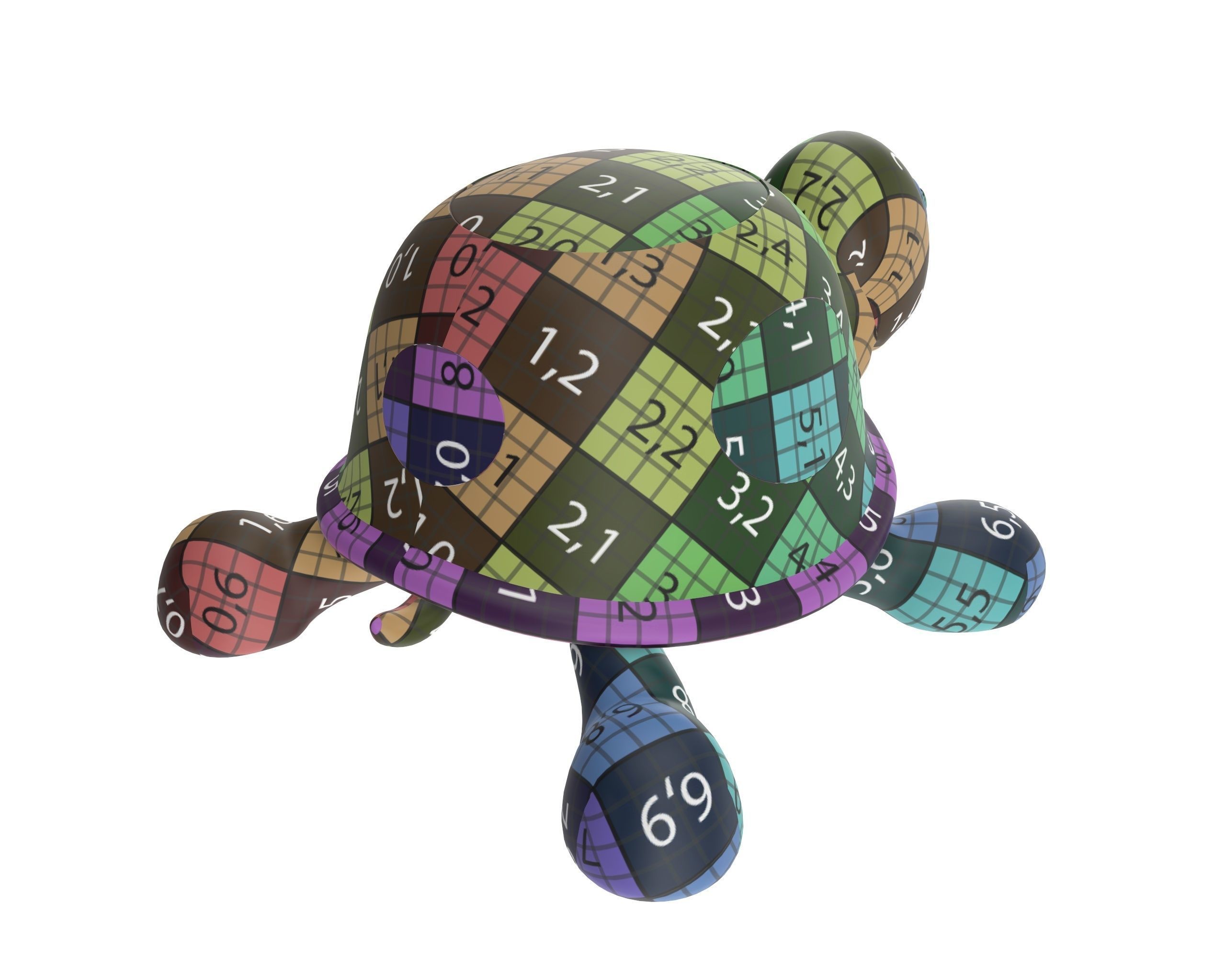 Turtle toy 3D model_10
