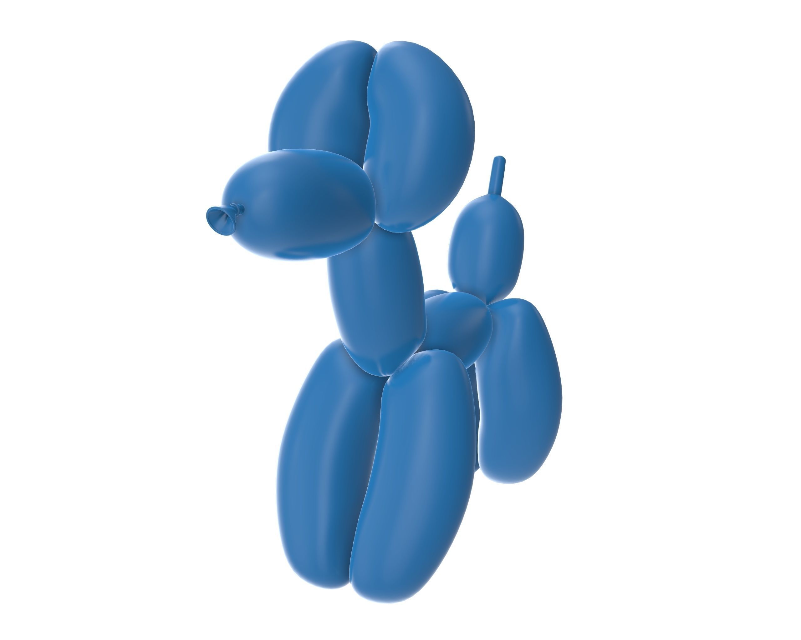 Balloon dog 3D model_4