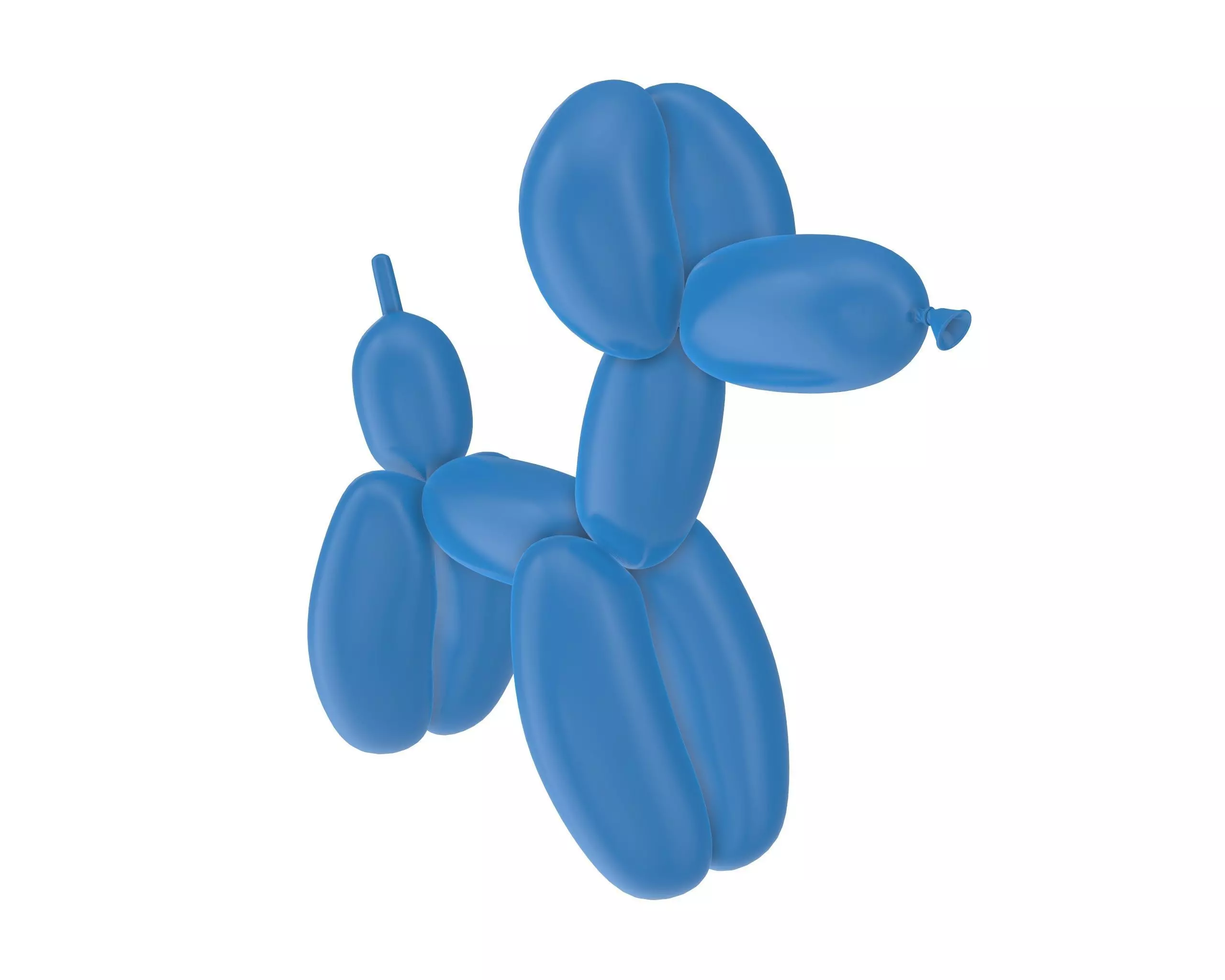 Balloon dog 3D model_0