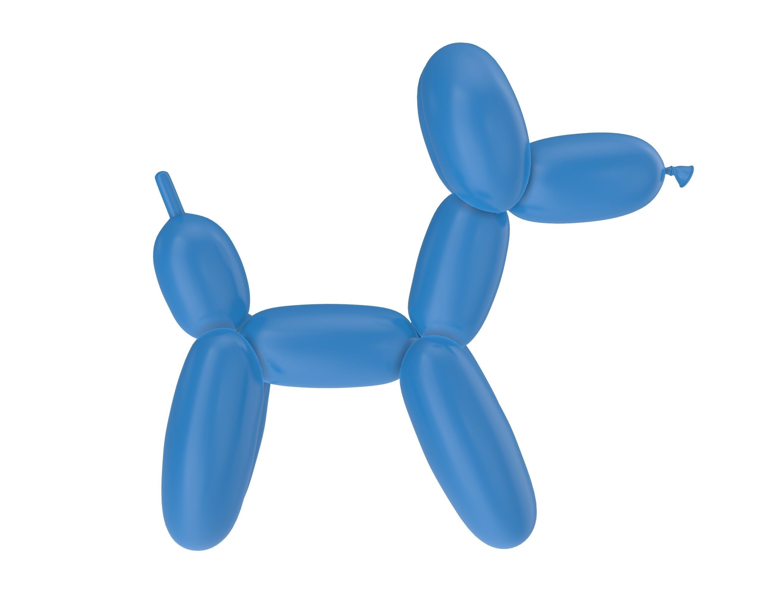 Balloon dog 3D model_2