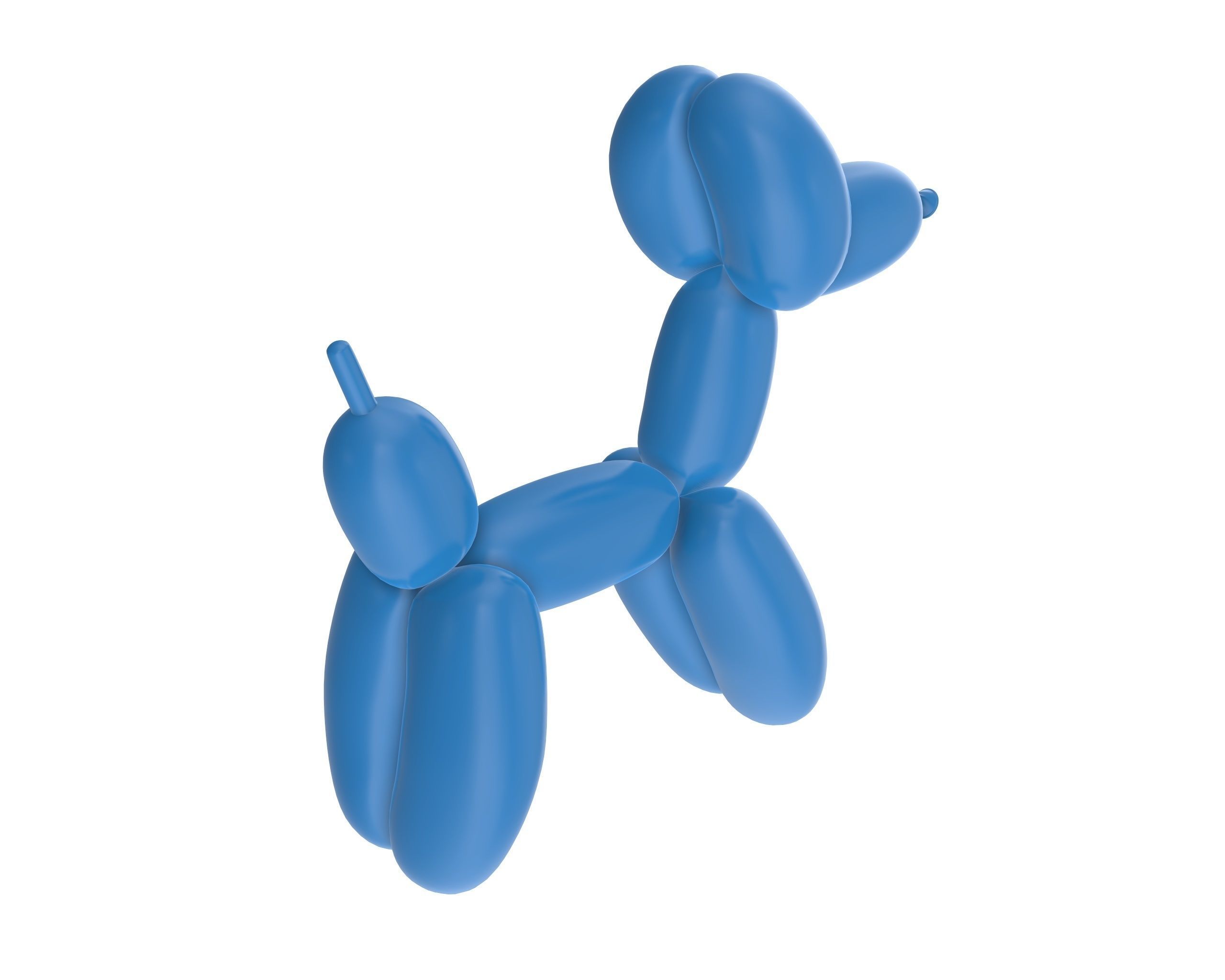 Balloon dog 3D model_3