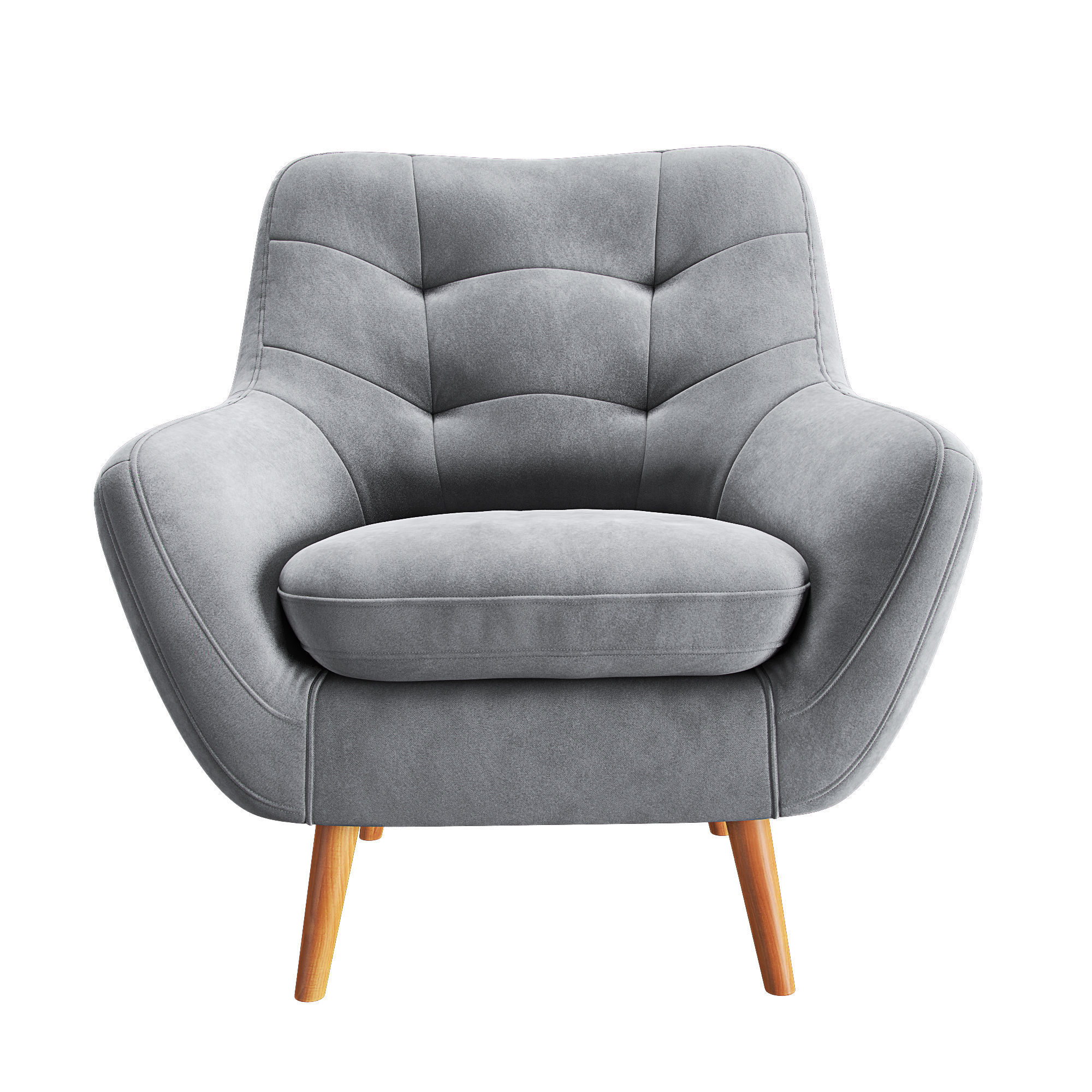 Chair Vitio Grey 3D model_1