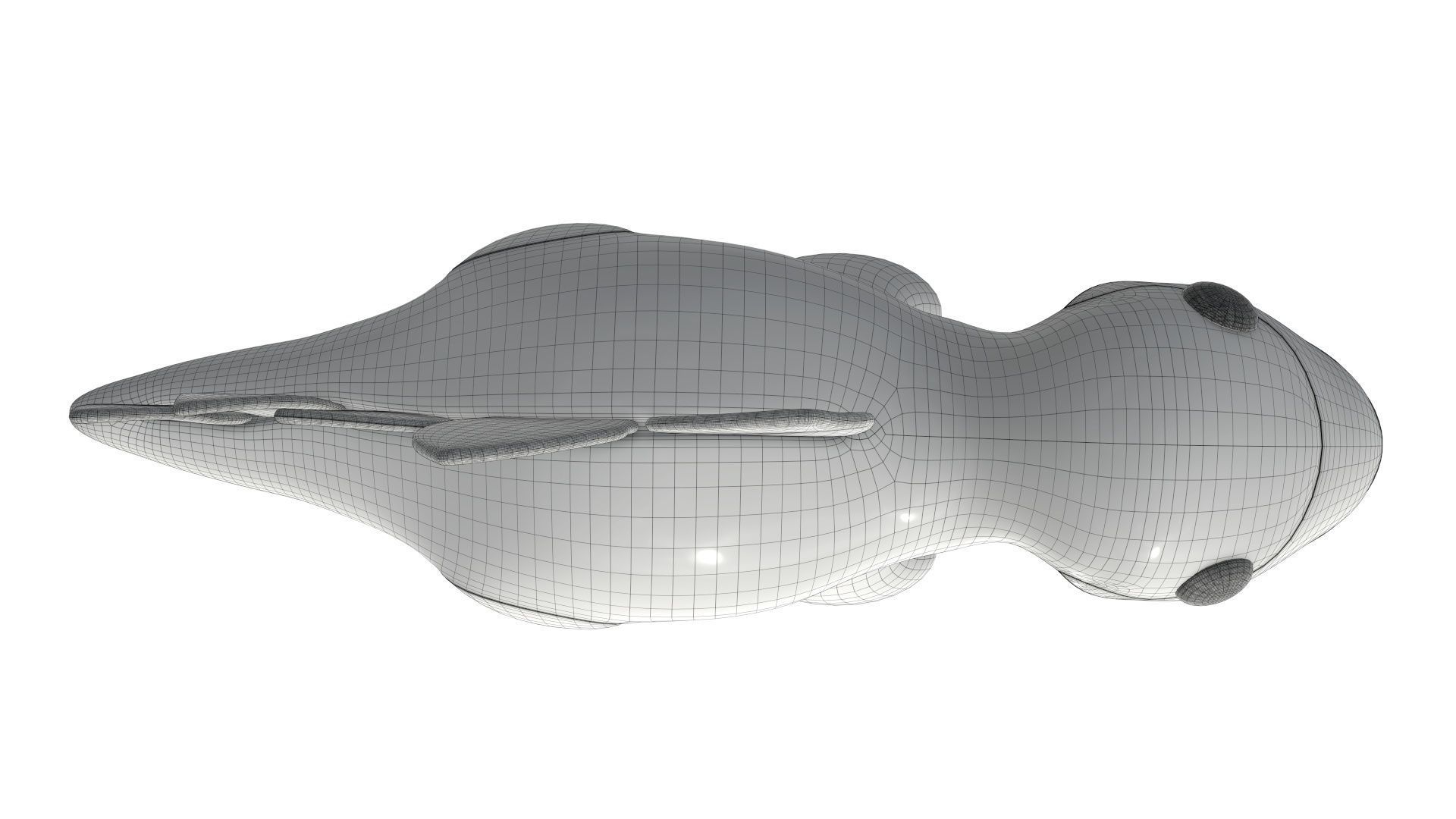 Dinosaur plush toy 3D model_7