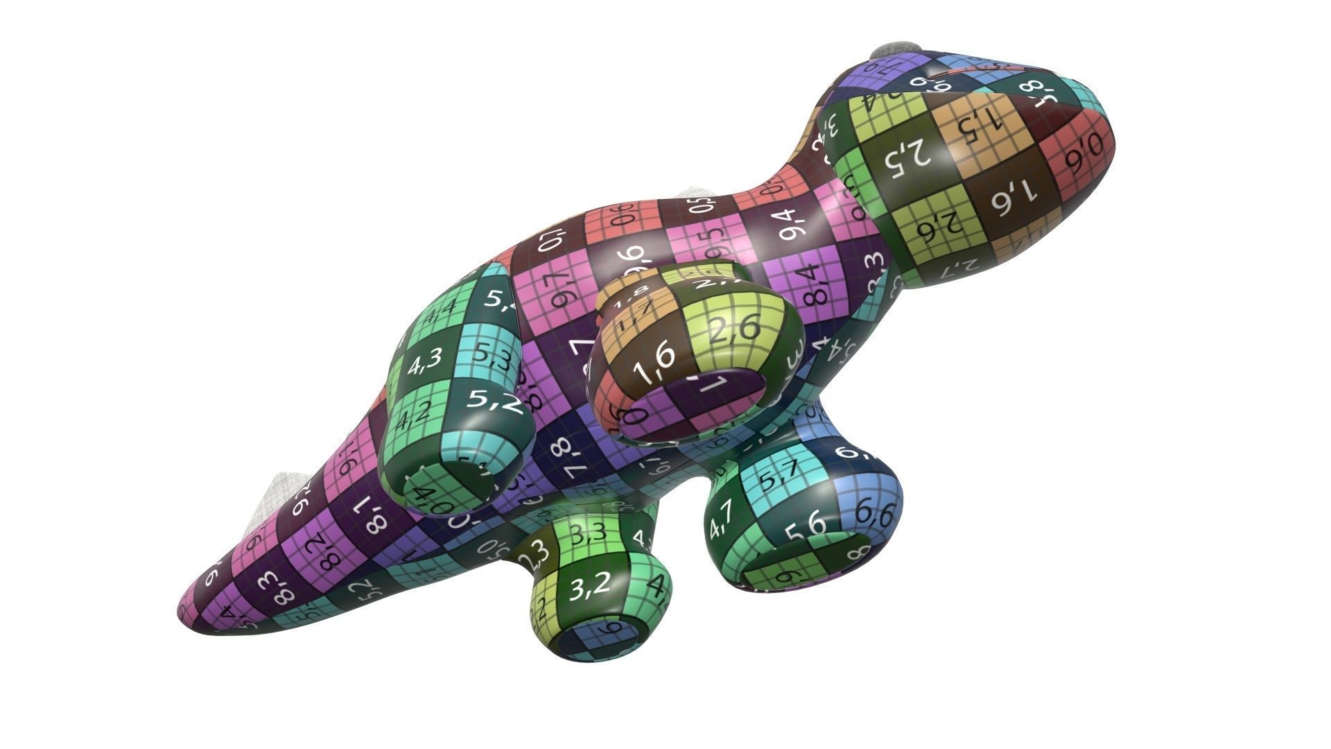 Dinosaur plush toy 3D model_13