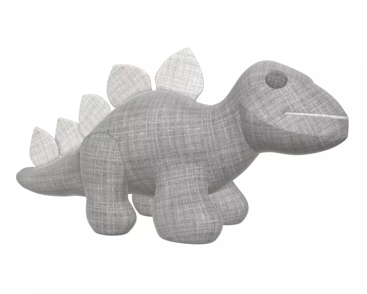 Dinosaur plush toy 3D model_0