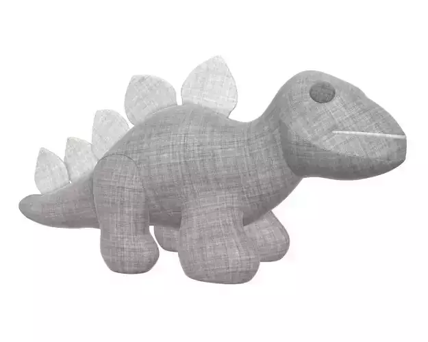 Dinosaur plush toy 3D model