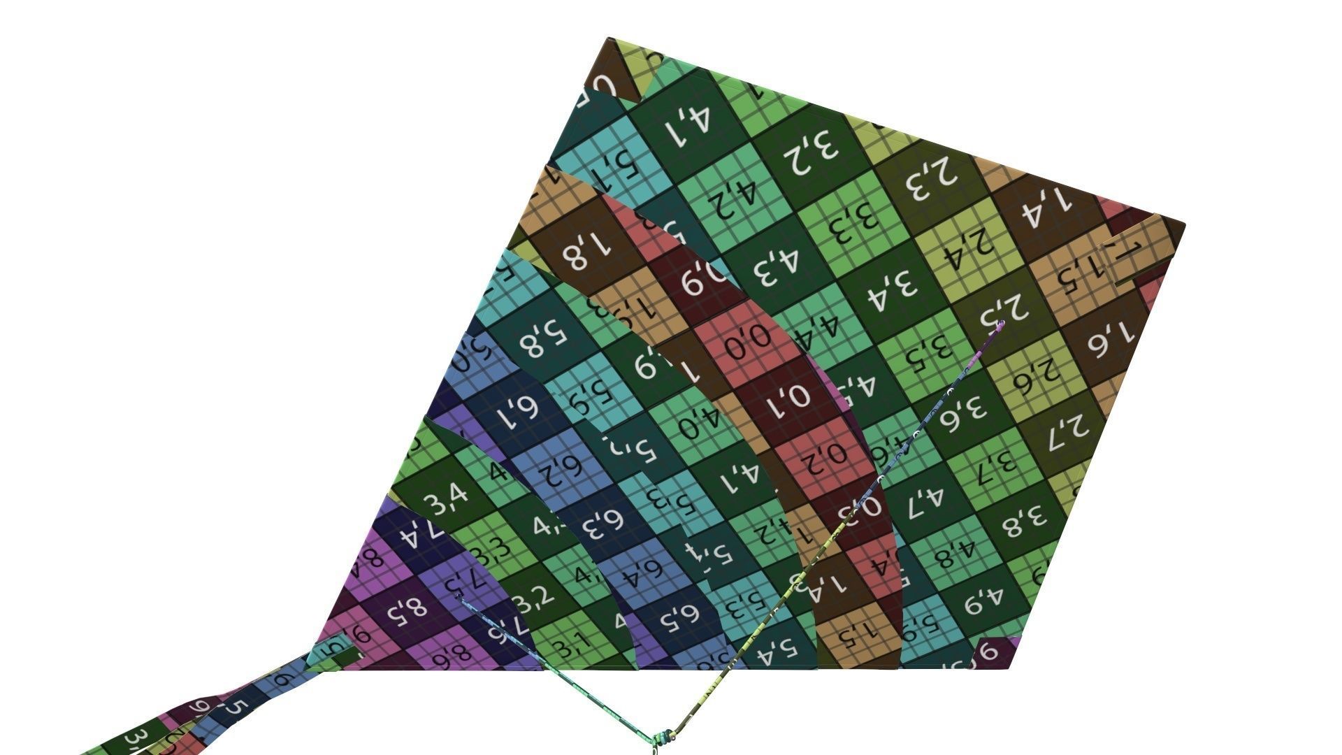 Flying kite 3D model_13