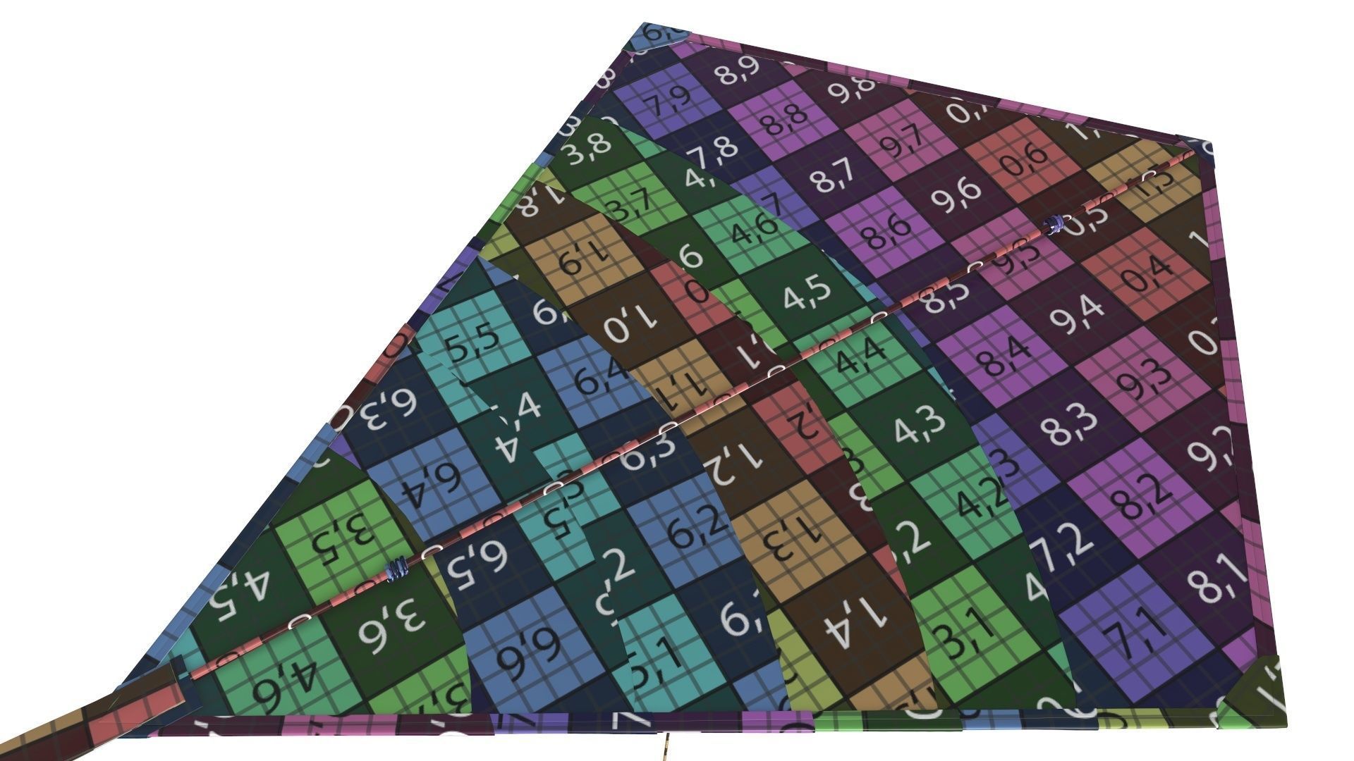 Flying kite 3D model_12