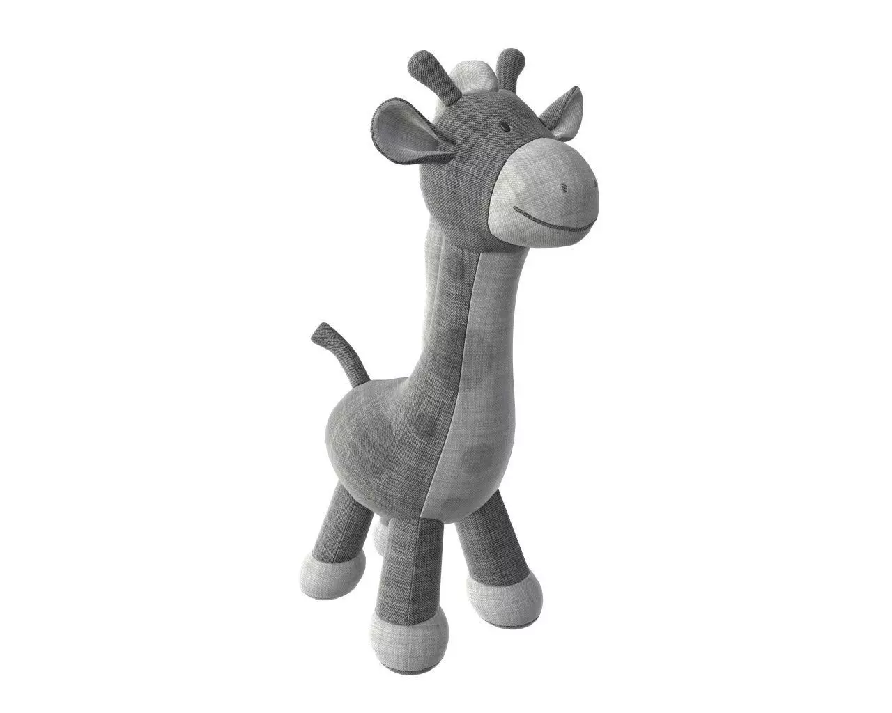 Giraffe plushie doll 3D model_0