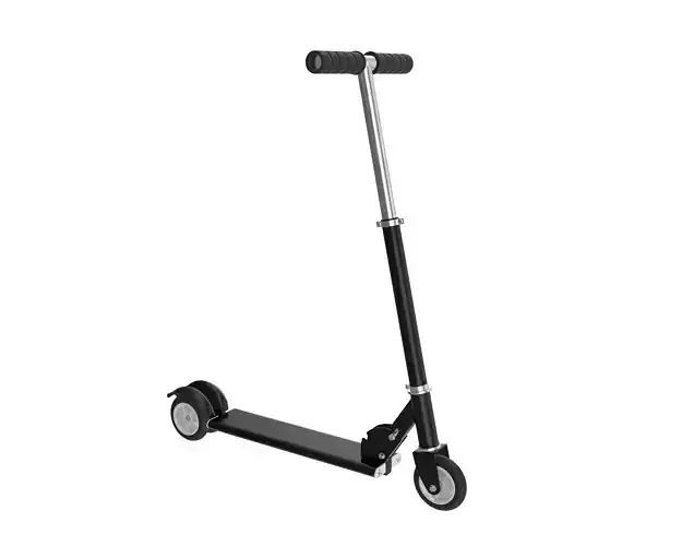 Kick scooter black 3D model