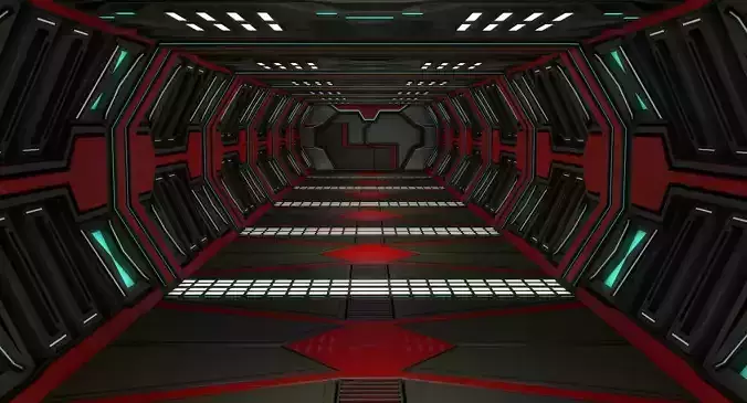 Sci fi corridor