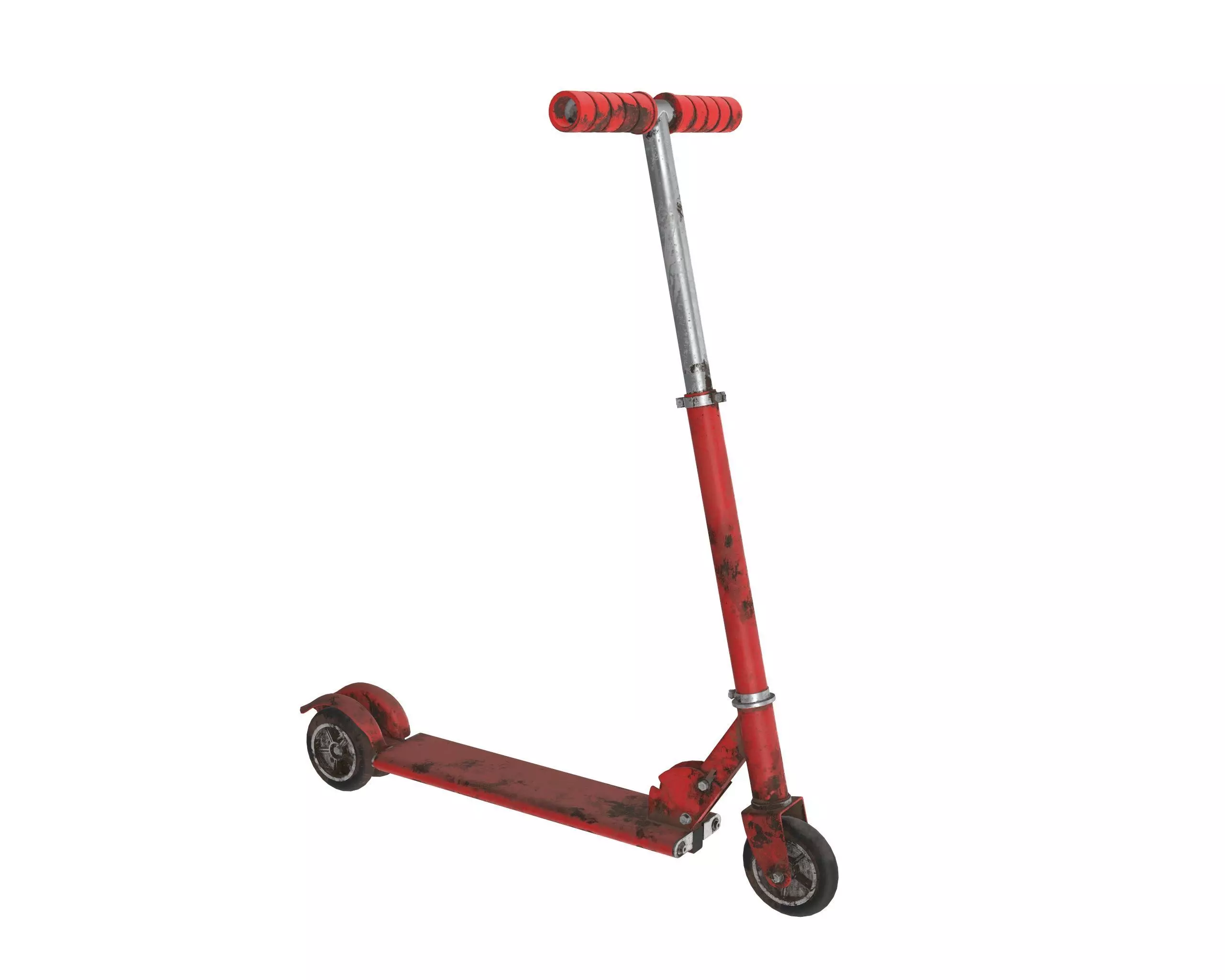 Kick scooter used 3D model