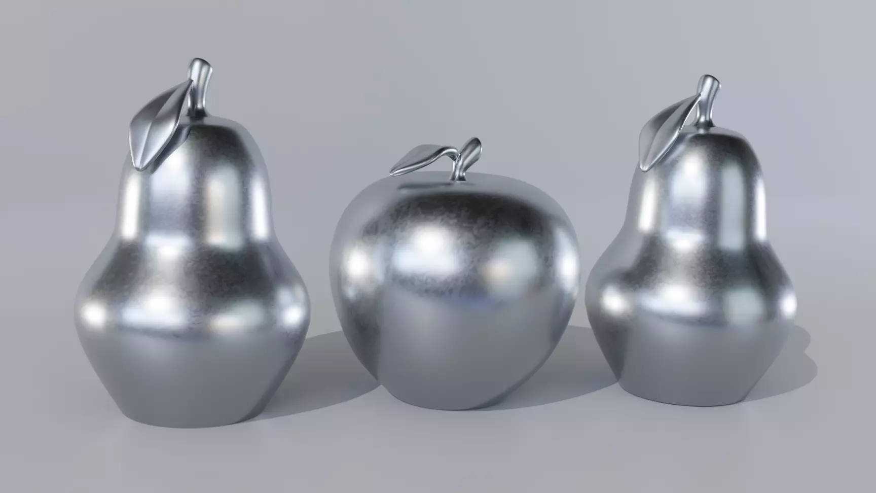 pear and aple  3D model_0