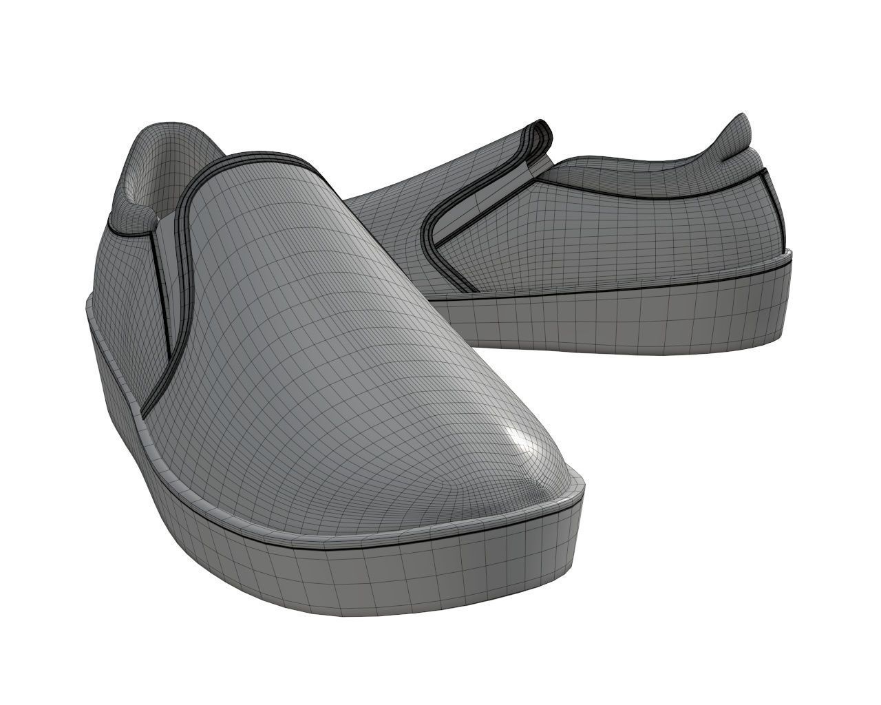 Shoes 01 3D model_7
