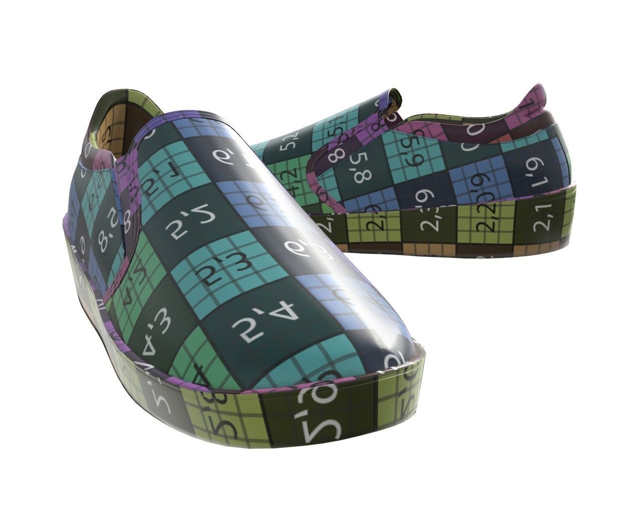 Shoes 01 3D model_10