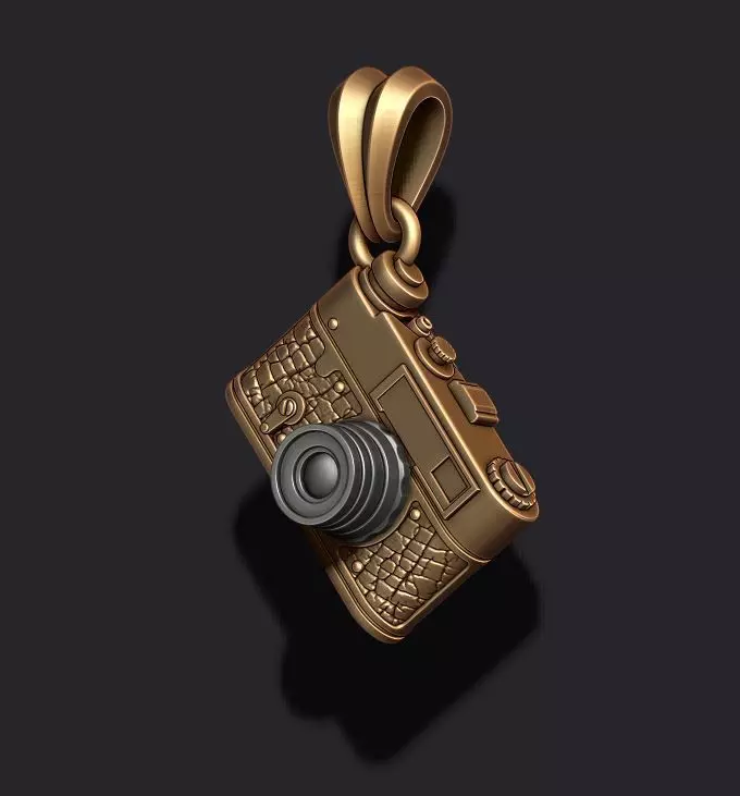 photo camera pendant 3D print model