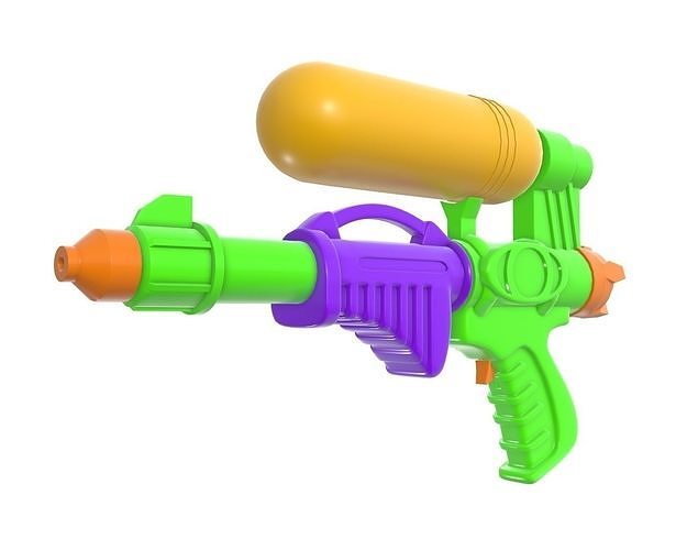 Water gun toy 3D model