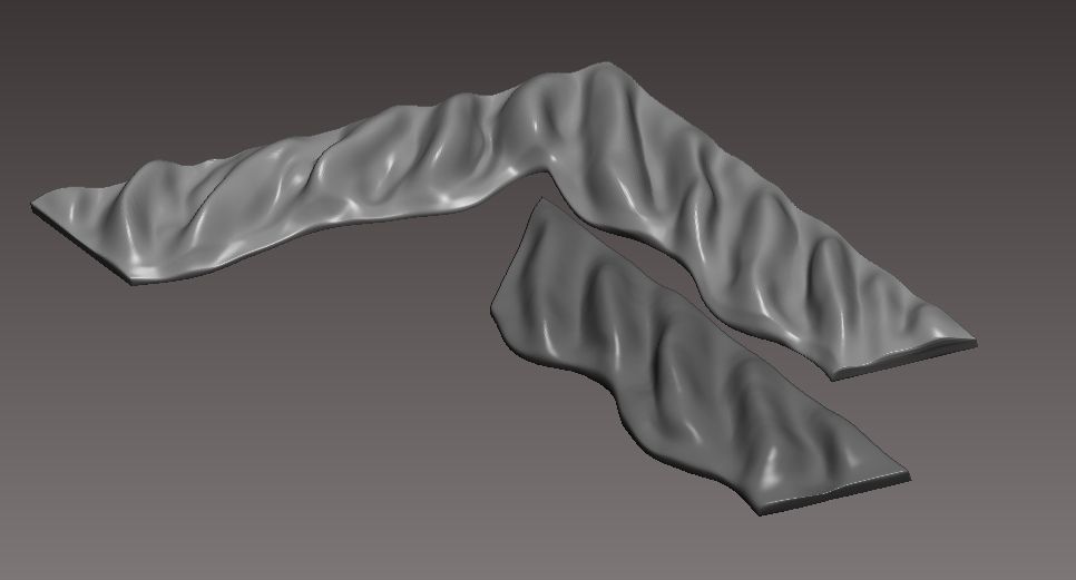 Runewars epic game Rock and Rivers set 3D print model_5