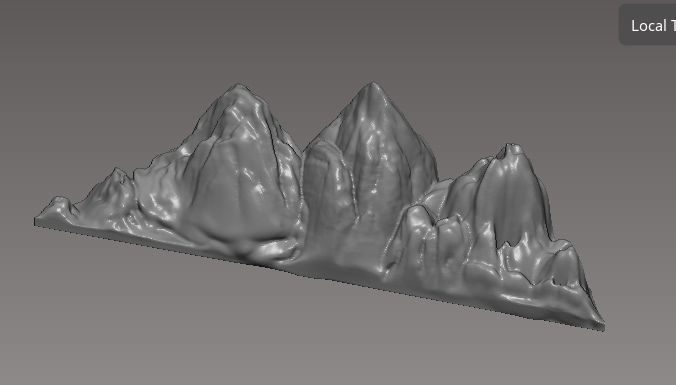 Runewars epic game Rock and Rivers set 3D print model_1