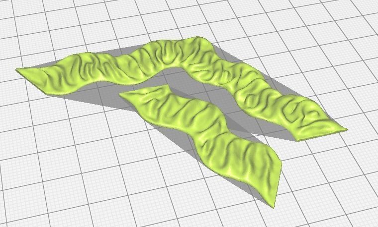 Runewars epic game Rock and Rivers set 3D print model_2