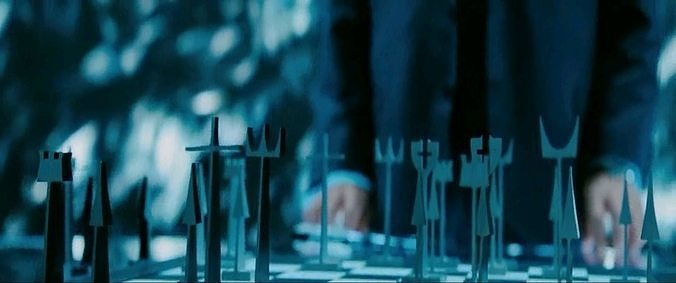 chess from the movie John Wick 3 Low-poly 3D model