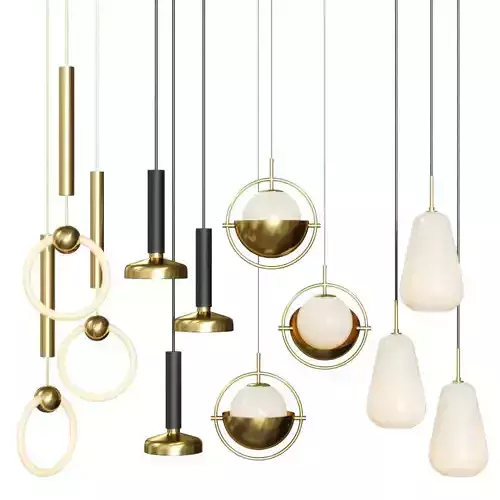 Pendant set 005 3D model