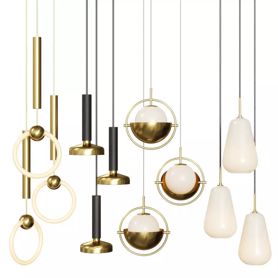 Pendant set 005 3D model