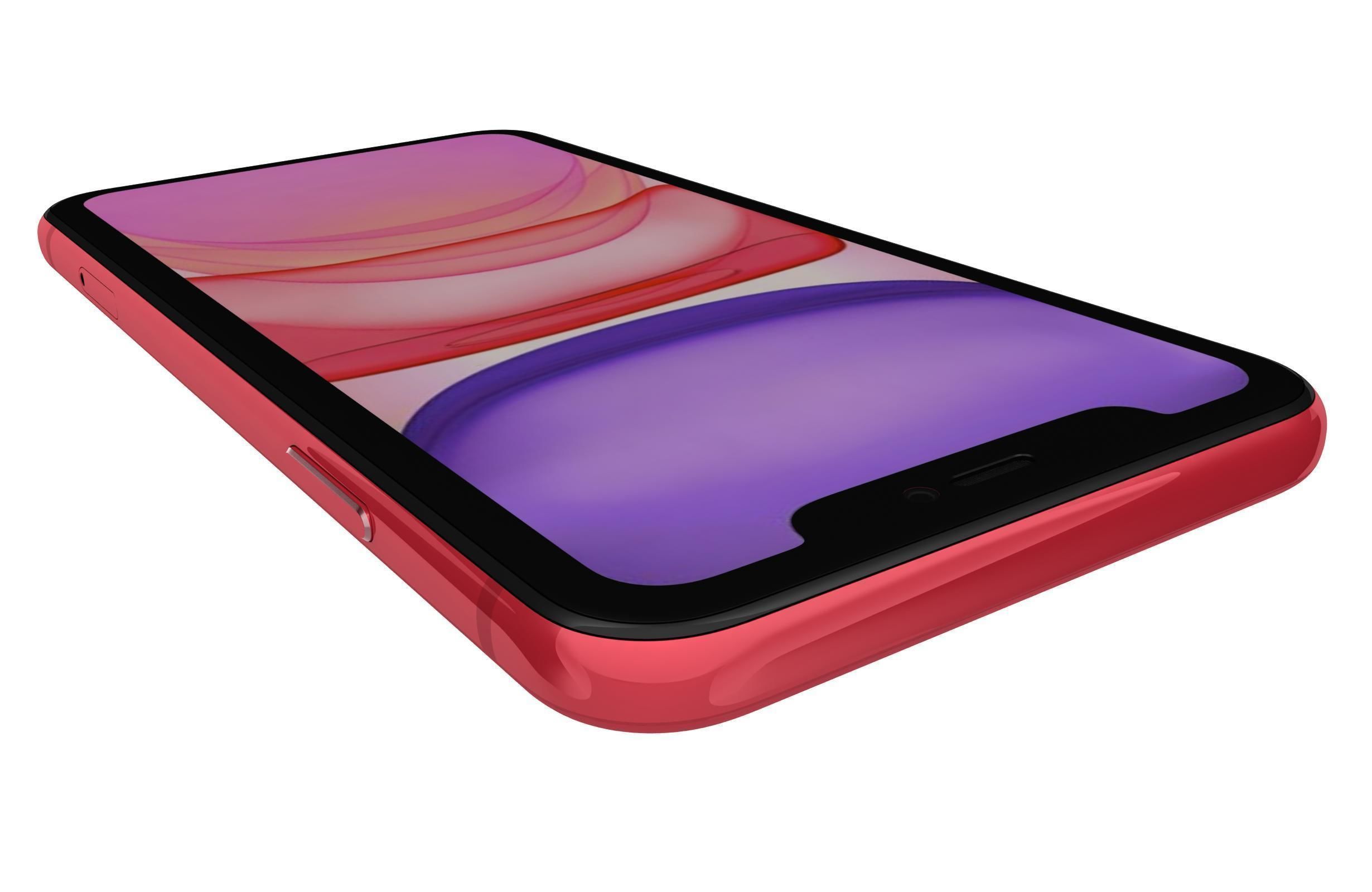 Apple iPhone 11 Red 3D model_11