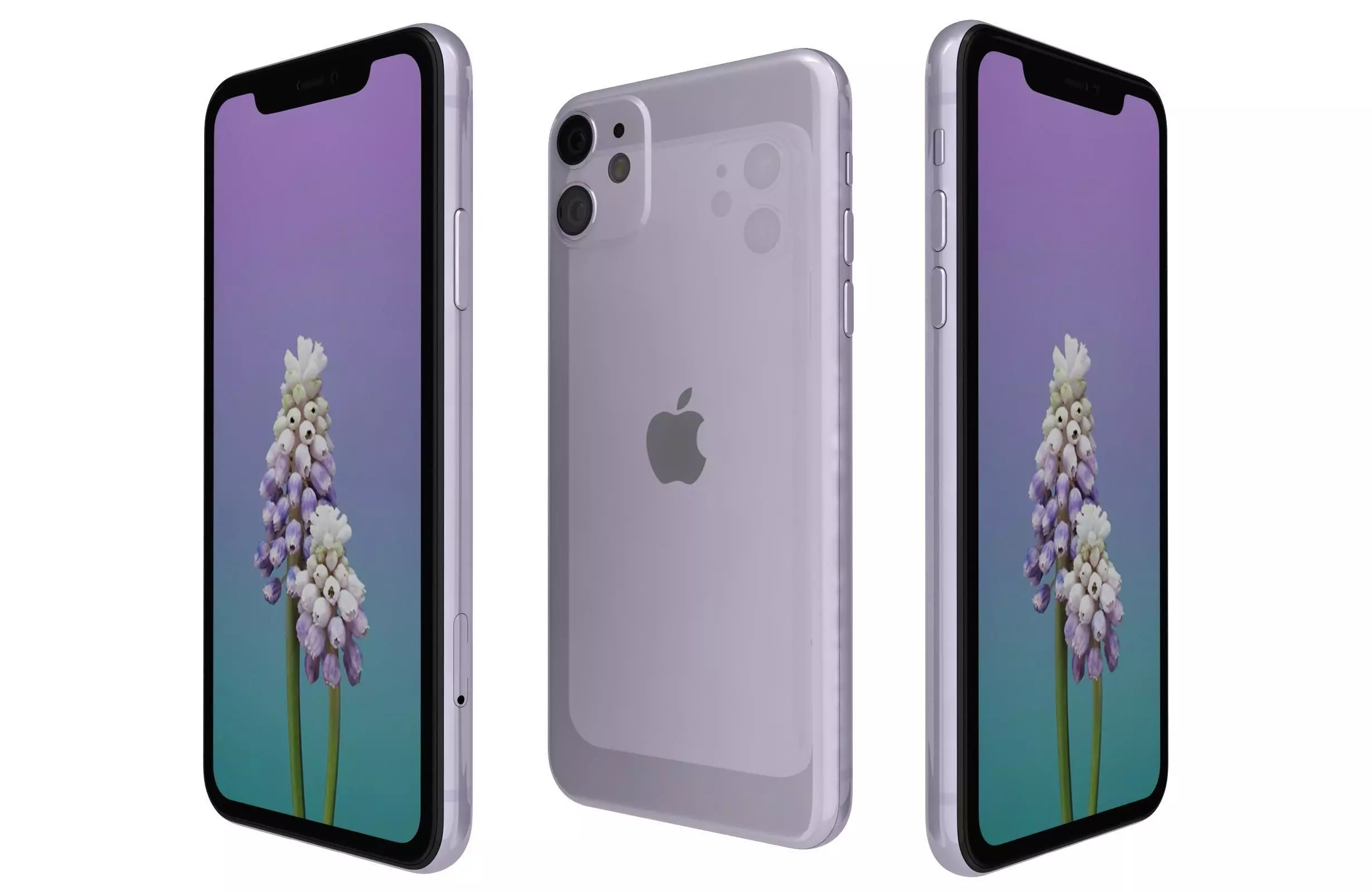 Apple iPhone 11 Purple 3D model_0