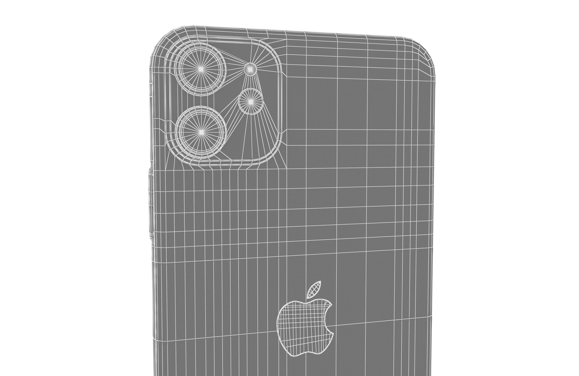 Apple iPhone 11 Purple 3D model_14