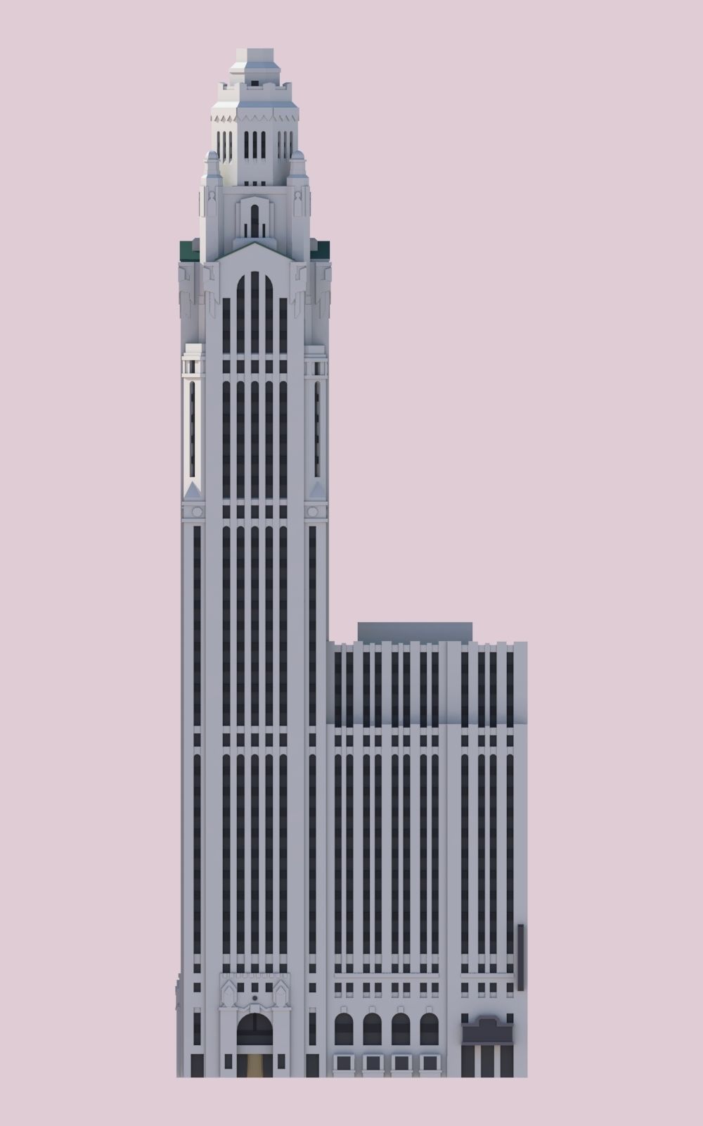 LeVeque Tower 3D print model_3