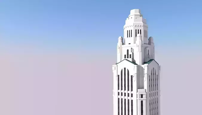 LeVeque Tower 3D print model LeVeque Tower 3D print model
