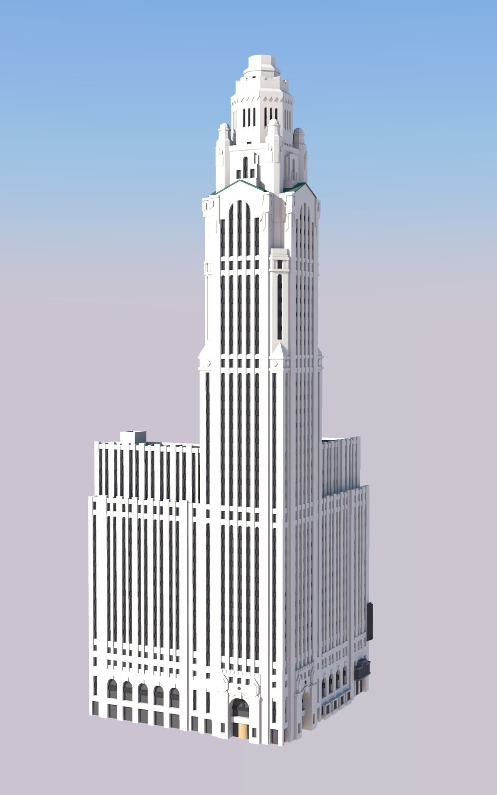LeVeque Tower 3D print model_1