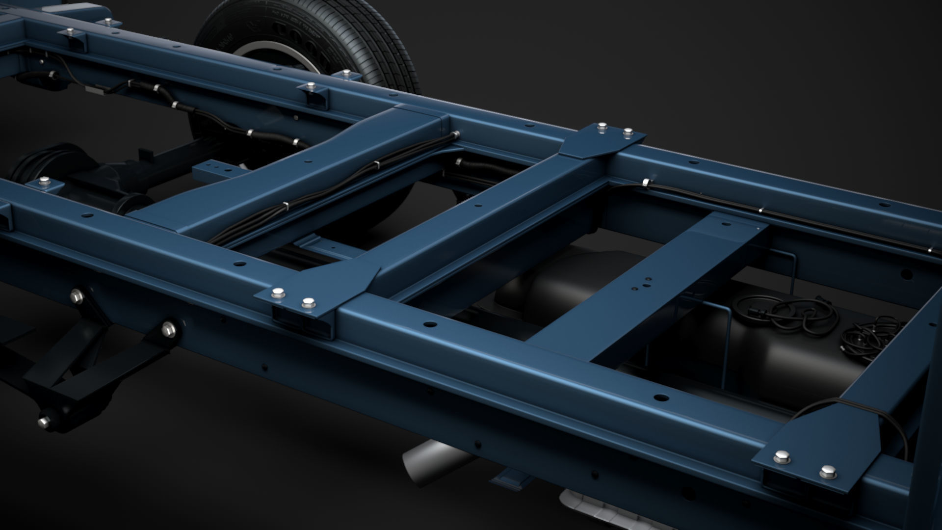 Mercedes Sprinter Chassis Single Cab L2 RWD 2020 3D model_12