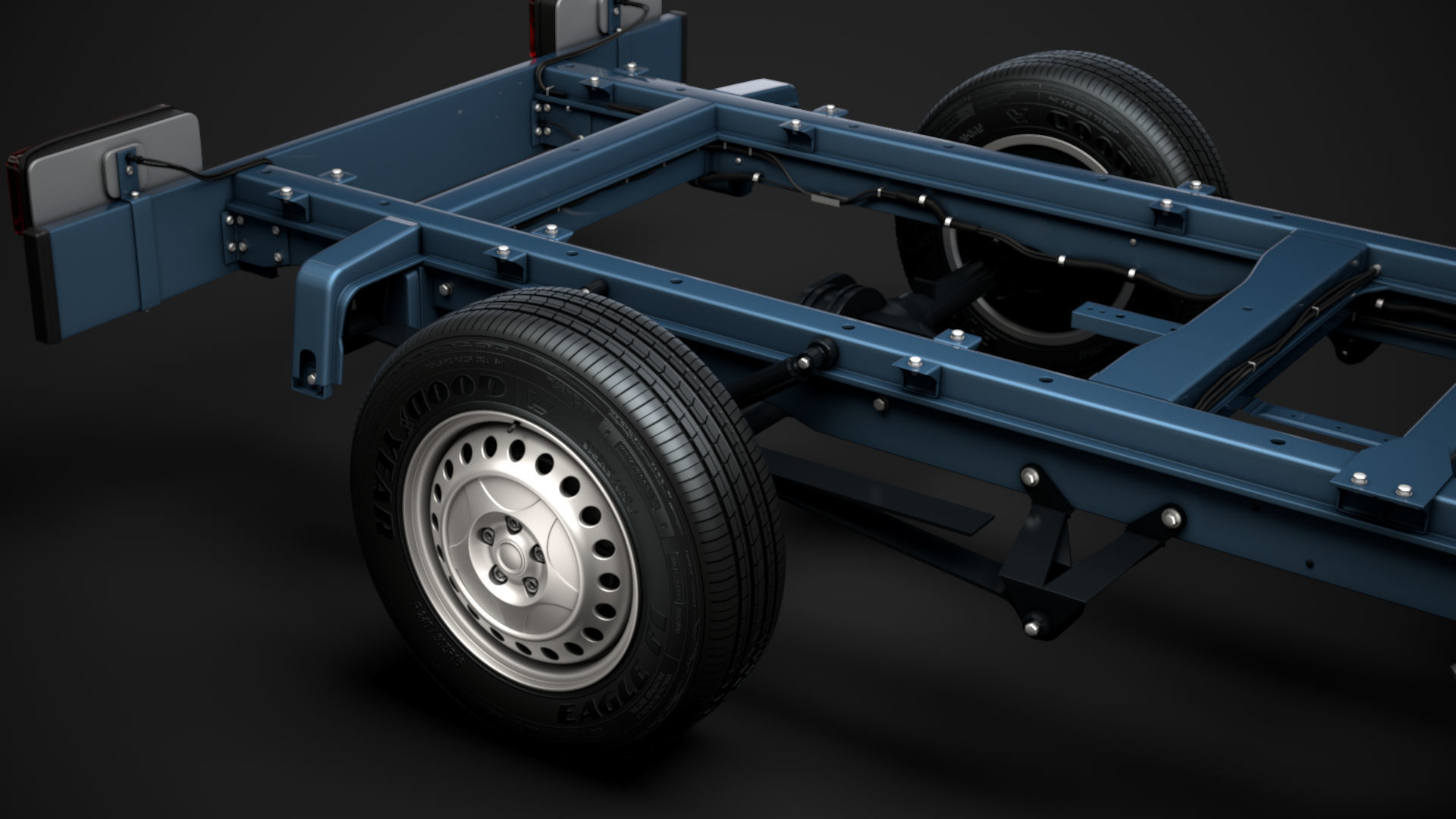 Mercedes Sprinter Chassis Single Cab L2 RWD 2020 3D model_11